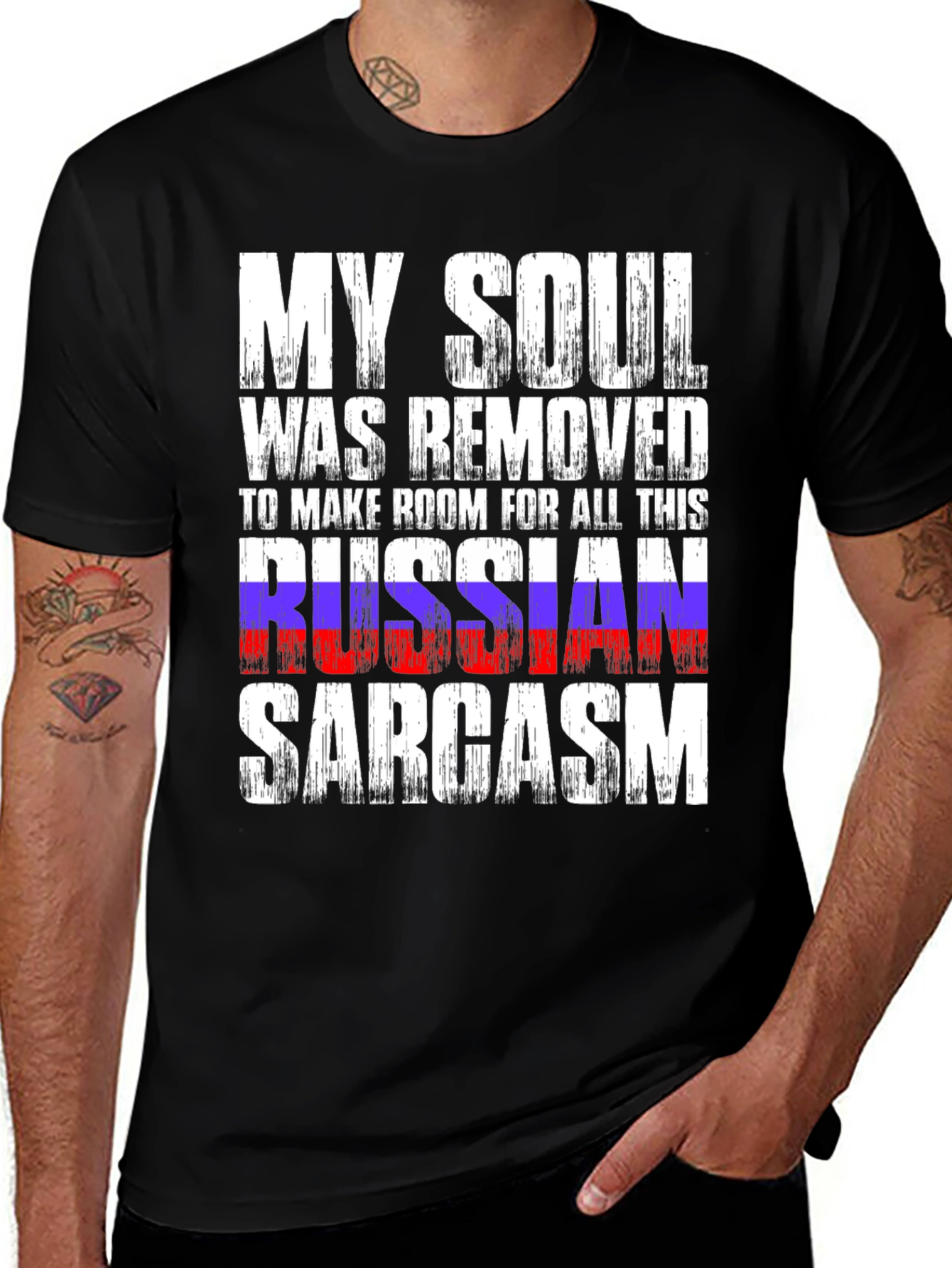 Russian Sarcasm Graphic T-Shirt