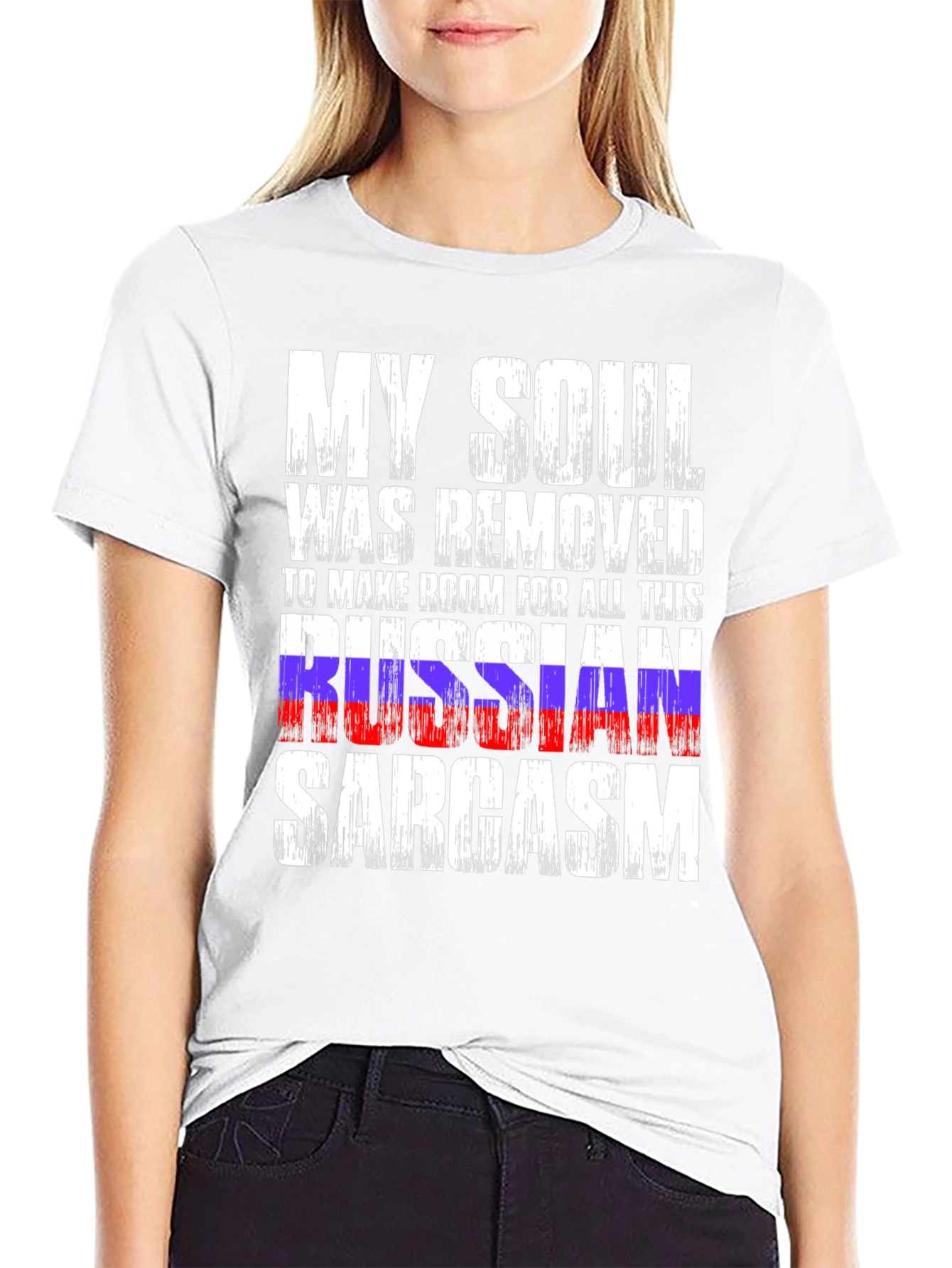 Russian Sarcasm Graphic T-Shirt