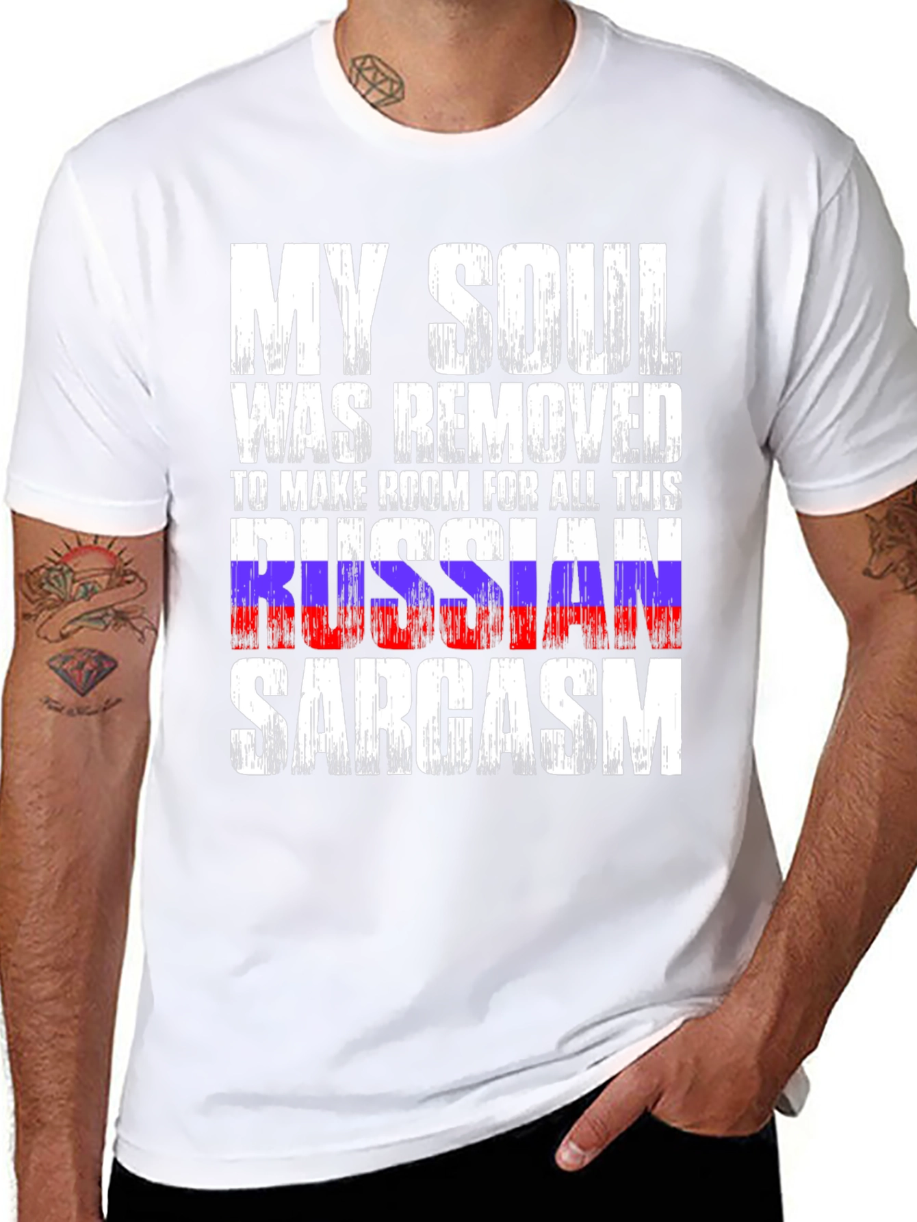 Russian Sarcasm Graphic T-Shirt