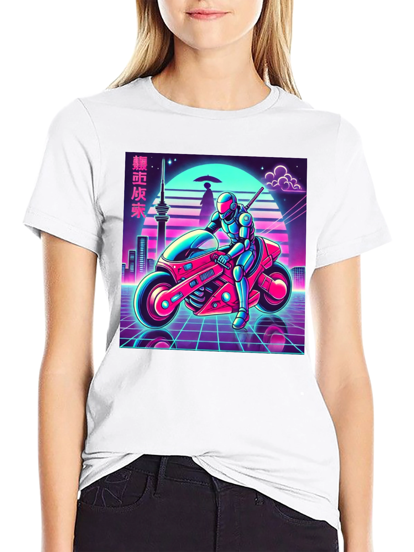 Retro Cyberpunk Rider Tee