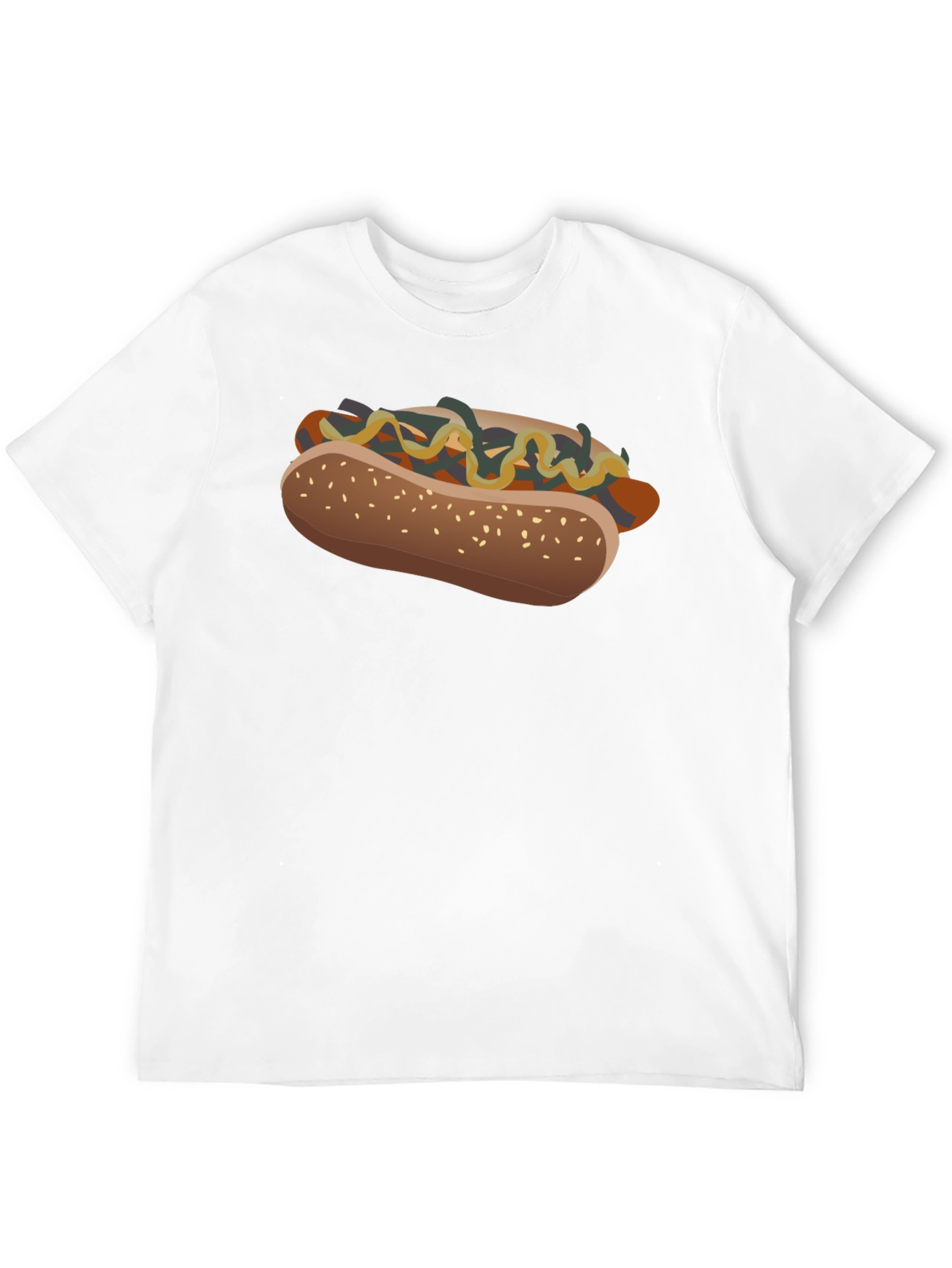 Hot Dog Graphic T-Shirt - Unisex Casual Tee