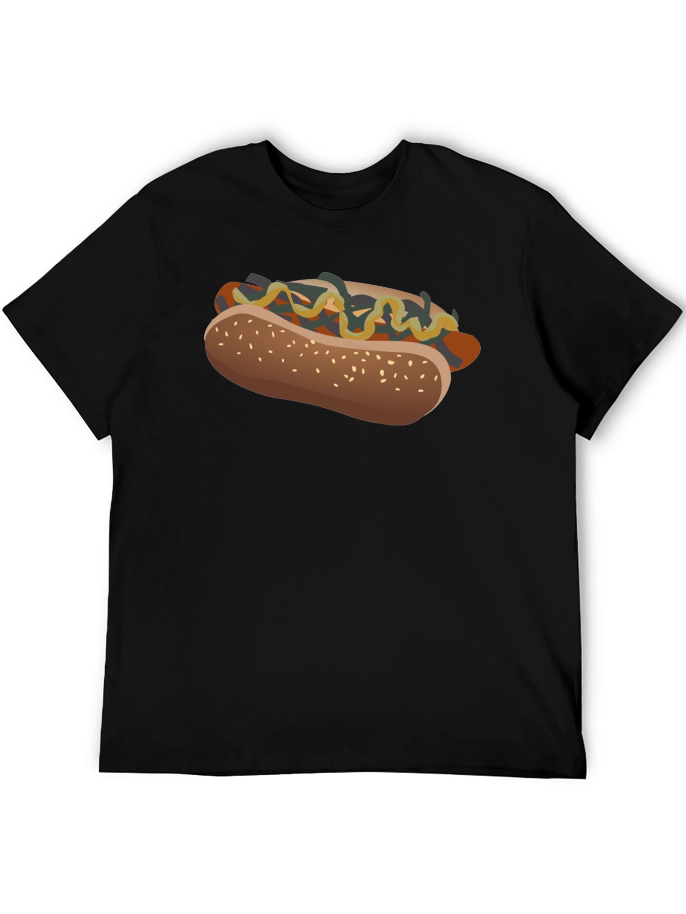 Hot Dog Graphic T-Shirt - Unisex Casual Tee