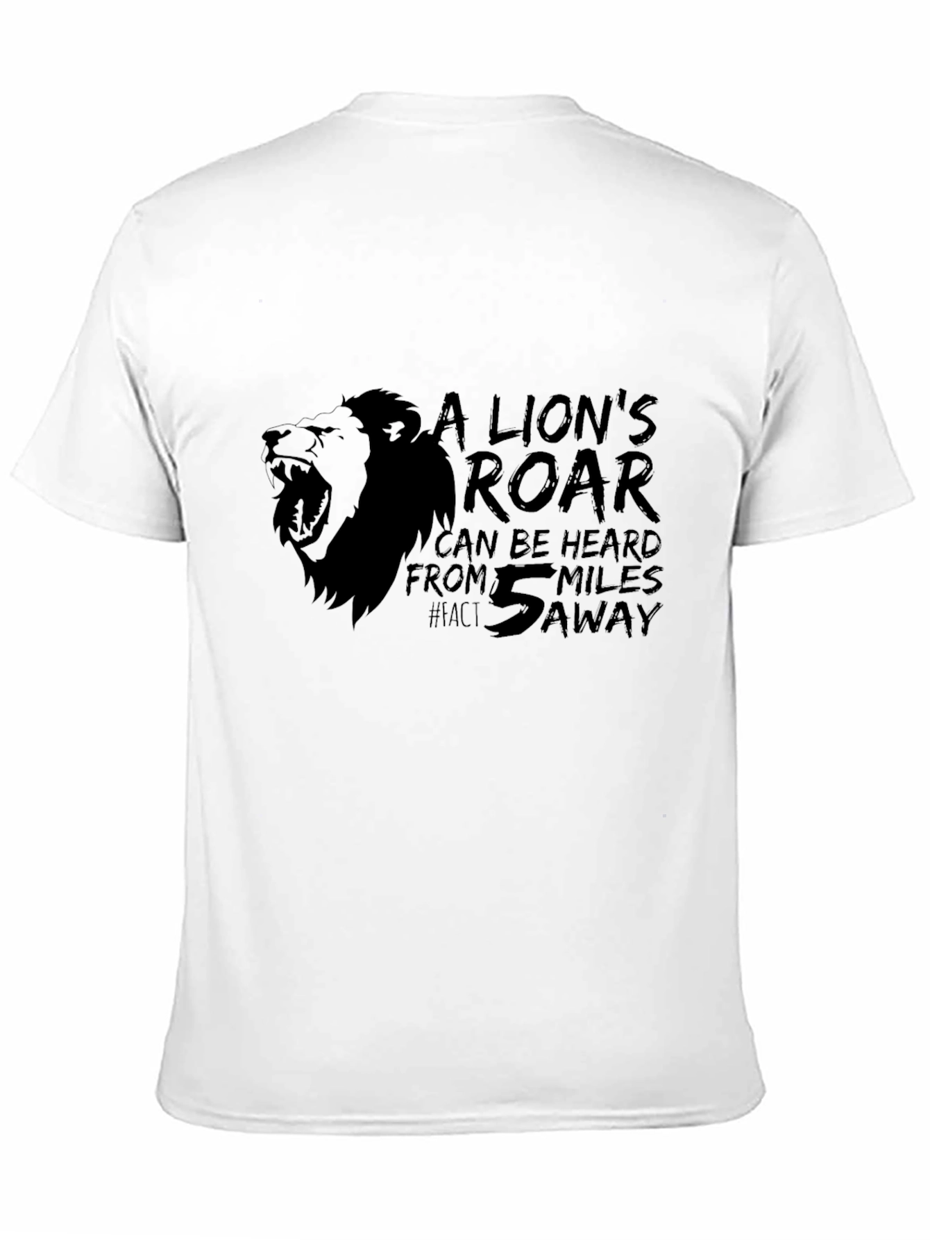 Lions Roar Graphic T-Shirt - Black