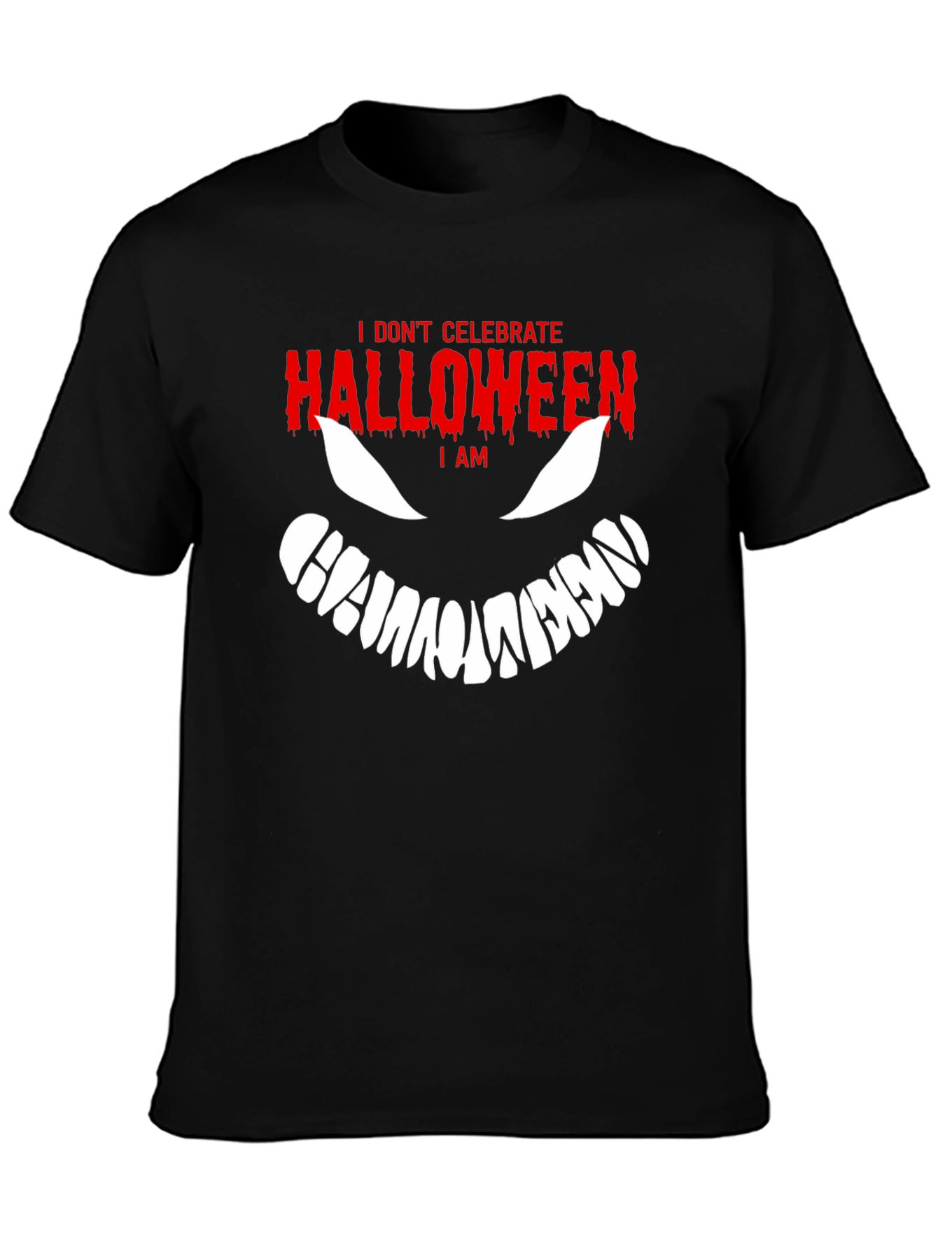 I Am Halloween Graphic T-Shirt - Spooky Season Tee