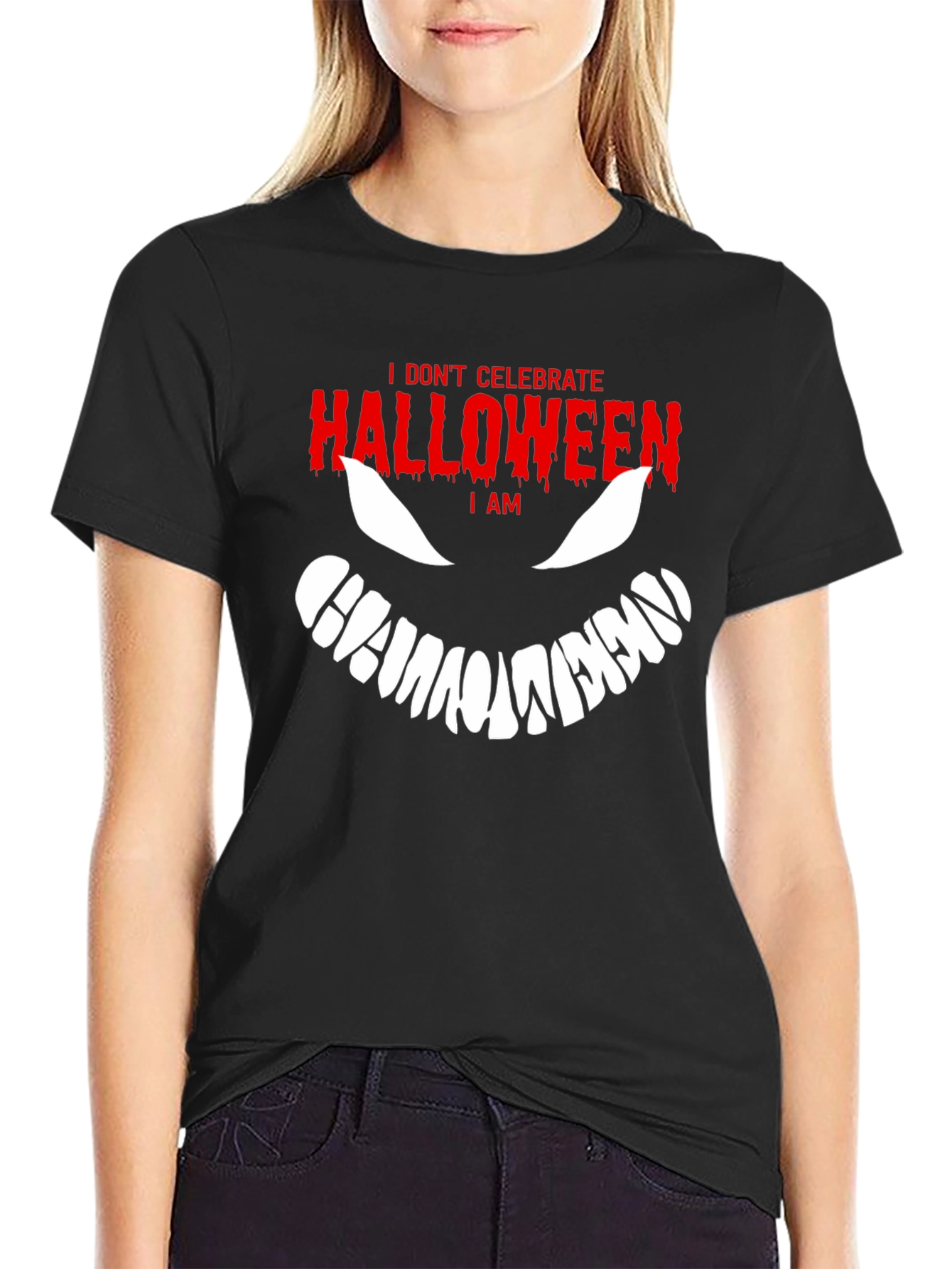 I Am Halloween Graphic T-Shirt - Spooky Season Tee