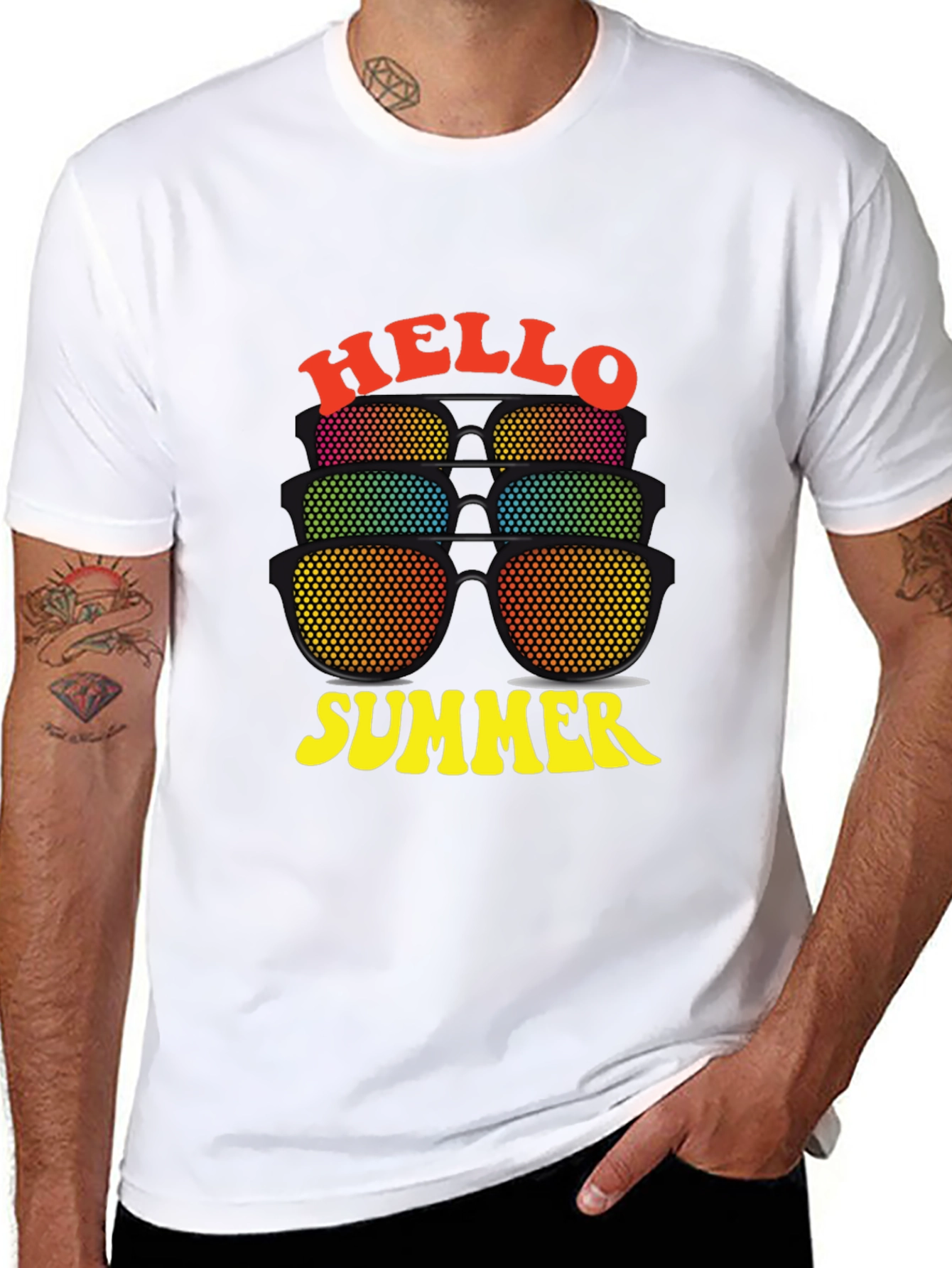 Hello Summer Sunglasses T-Shirt