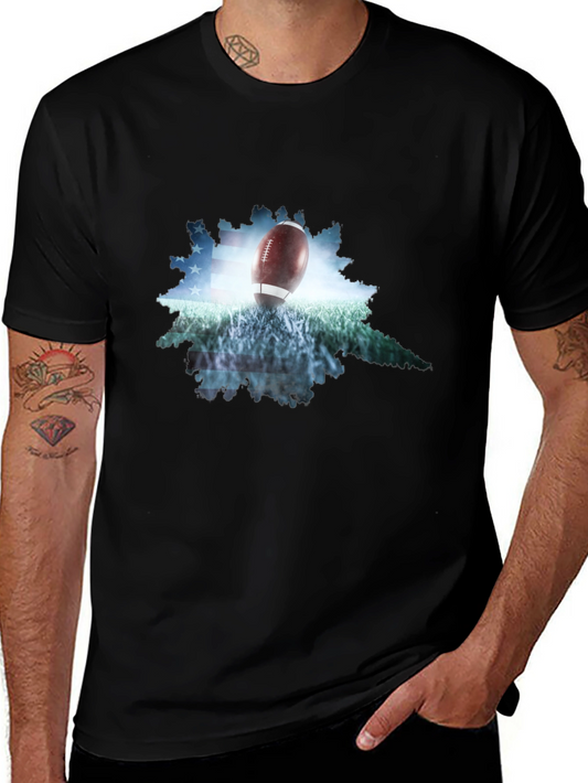 Football Graphic Tee - USA Pride