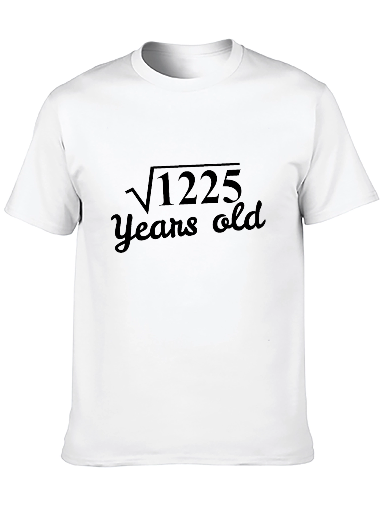 Funny Math Birthday T-Shirt - 35 Years Old