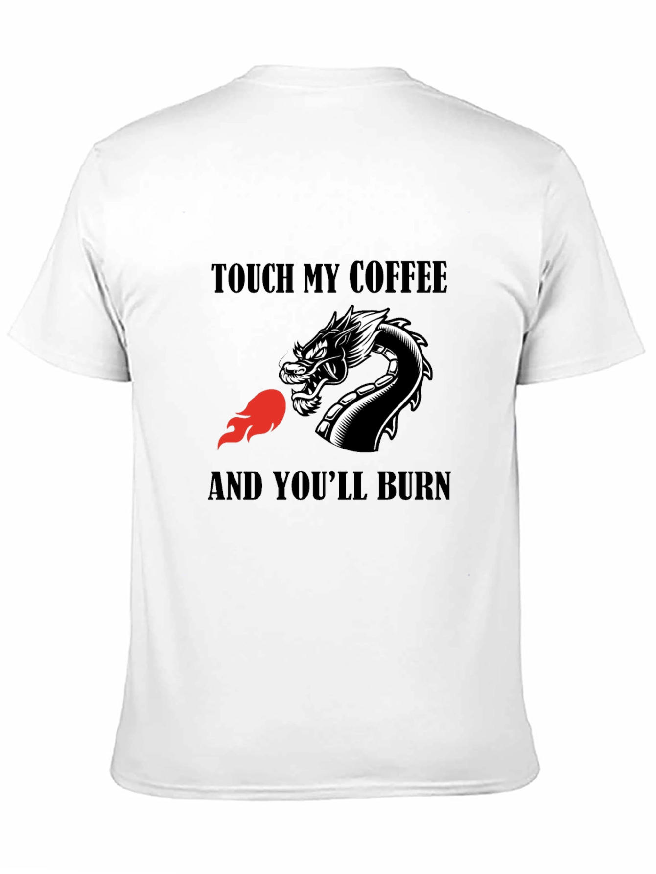 Dragon Coffee Warning T-Shirt