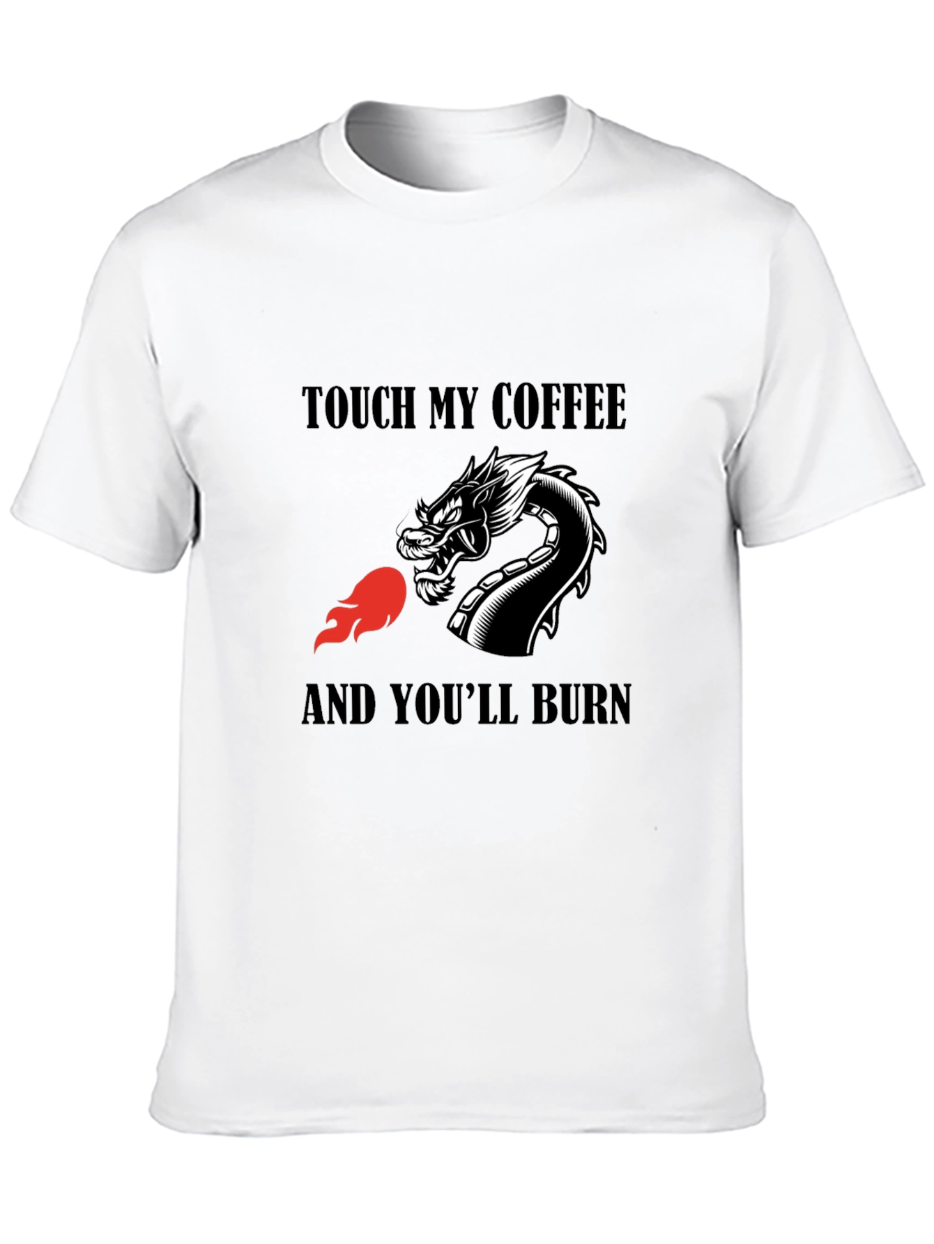 Dragon Coffee Warning T-Shirt