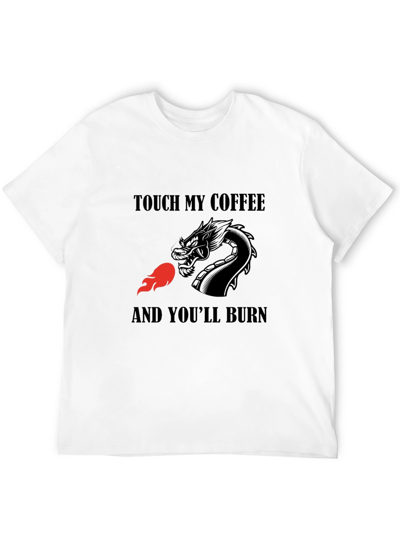 Dragon Coffee Warning T-Shirt