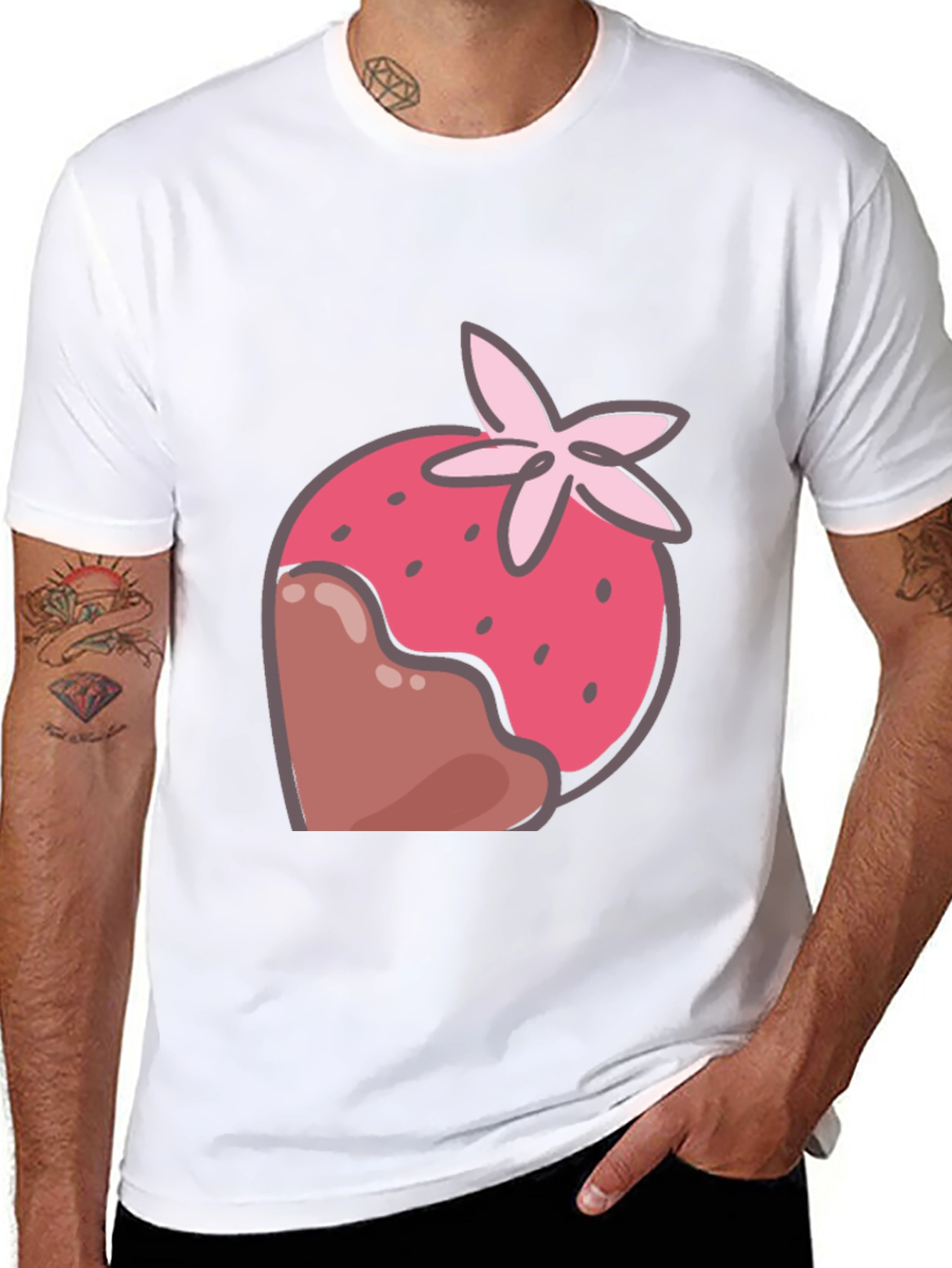 Strawberry Chocolate Dipped T-Shirt