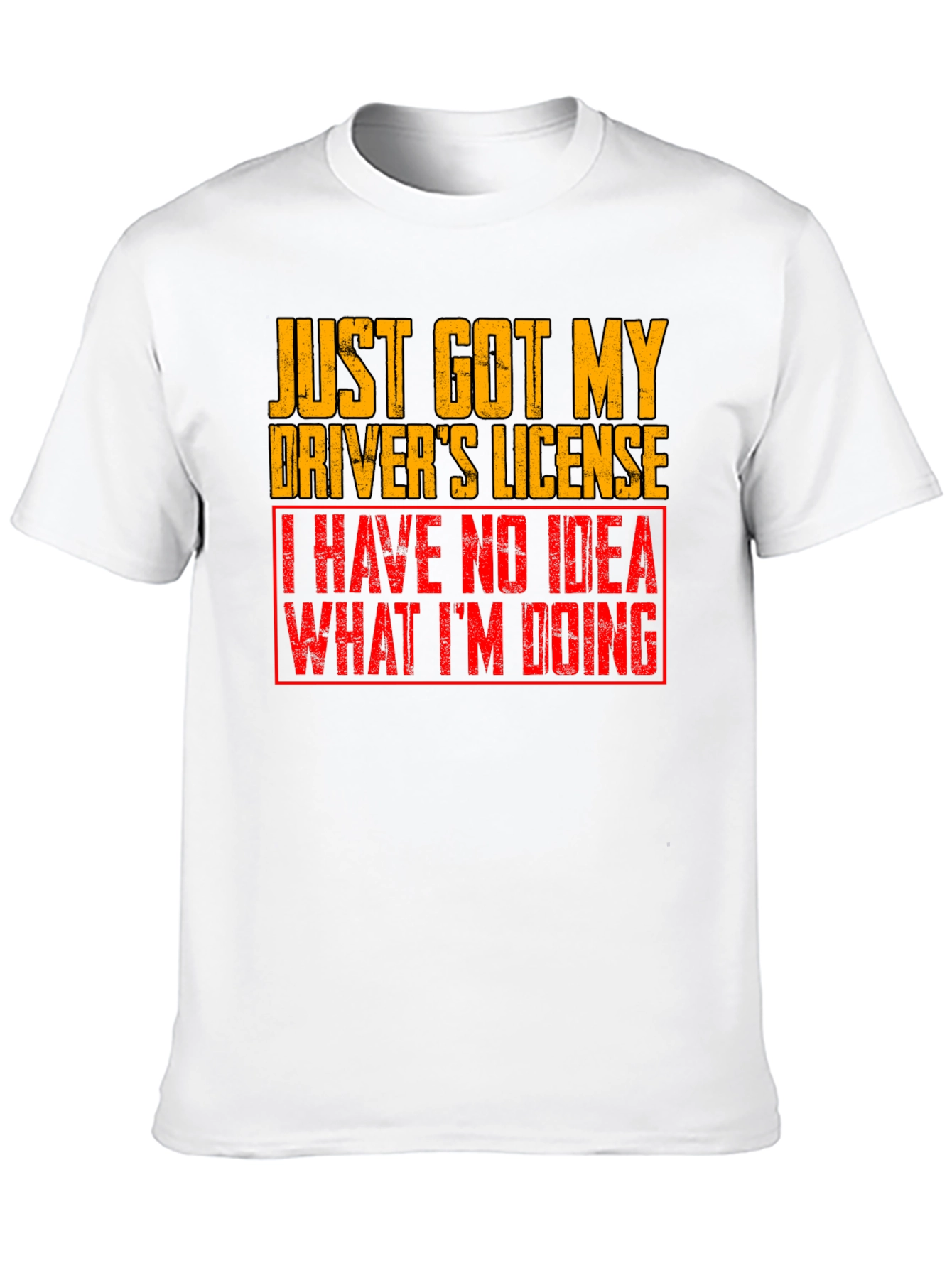 Funny Drivers License Graphic T-Shirt