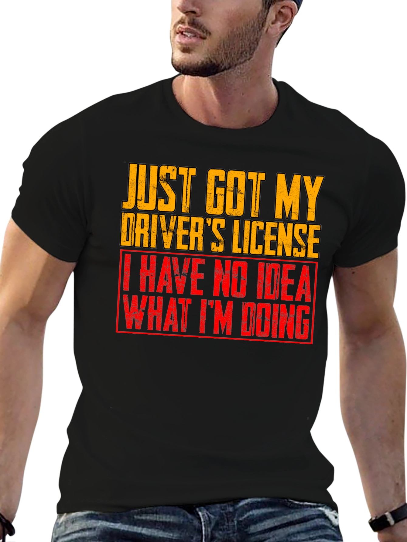 Funny Drivers License Graphic T-Shirt
