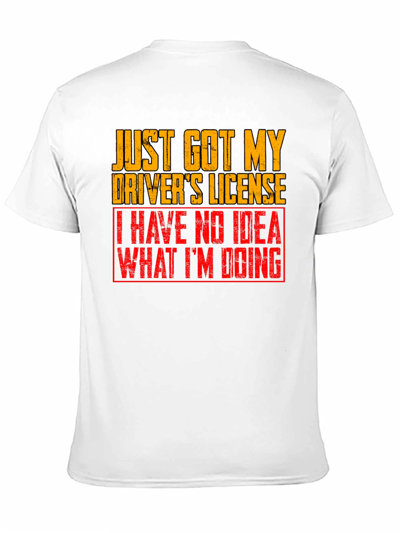 Funny Drivers License Graphic T-Shirt