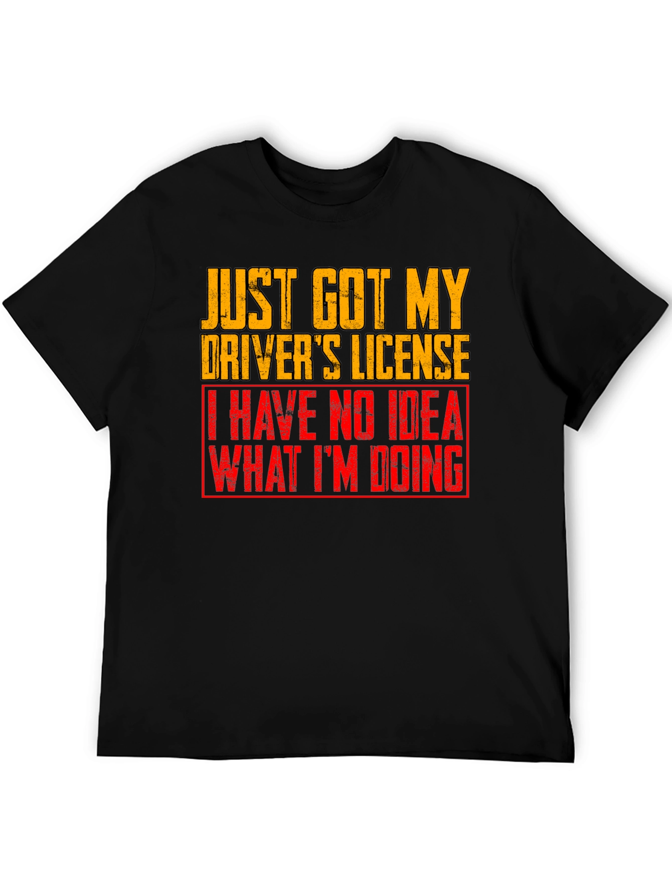 Funny Drivers License Graphic T-Shirt