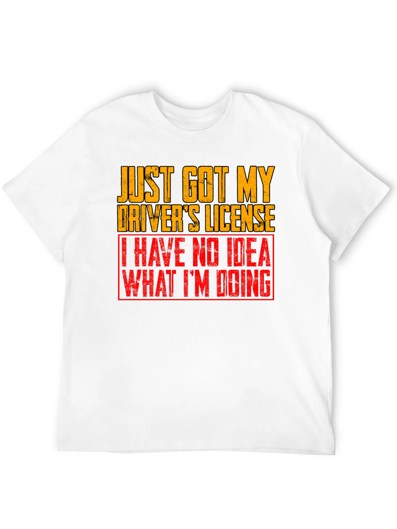 Funny Drivers License Graphic T-Shirt