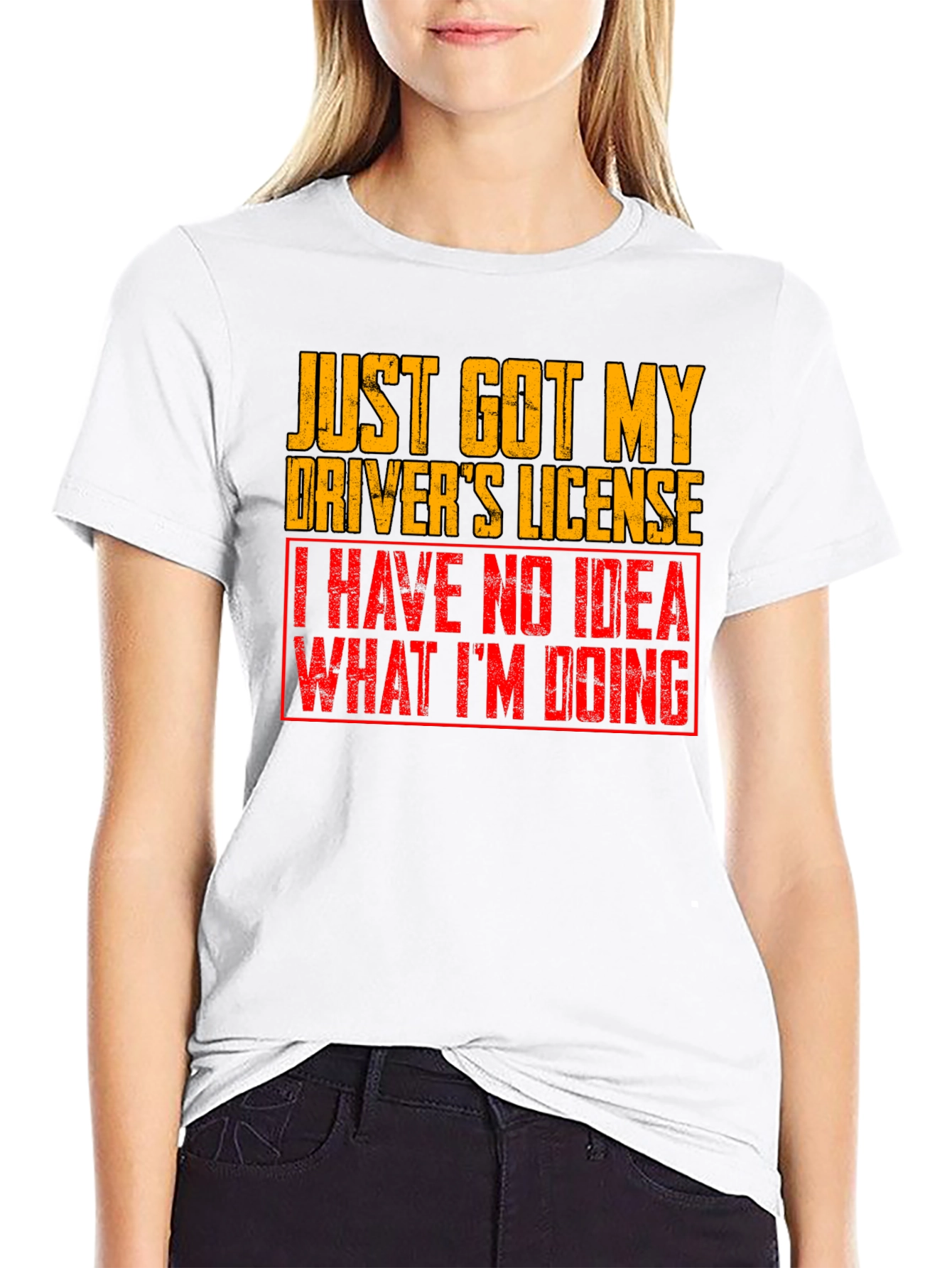 Funny Drivers License Graphic T-Shirt