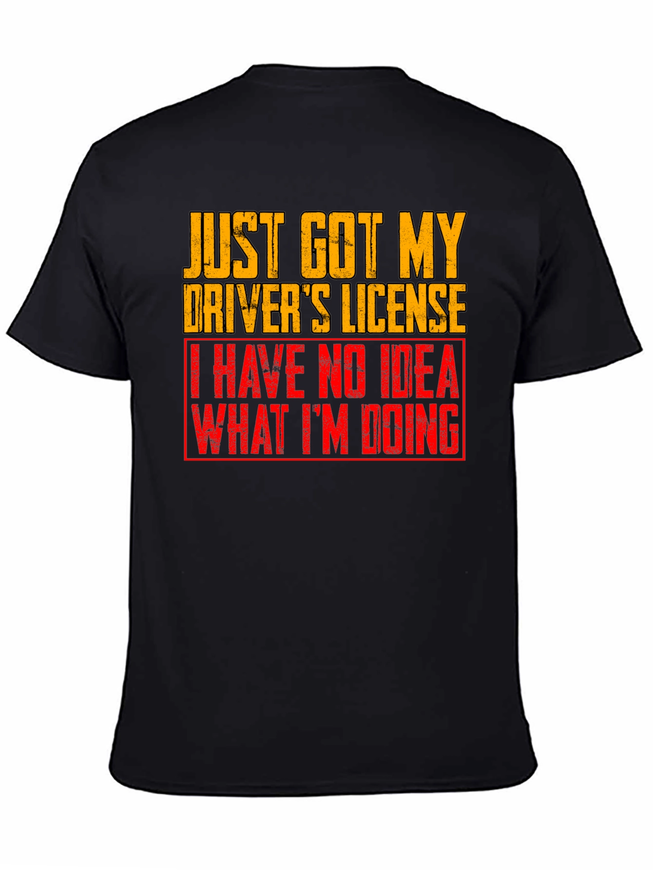 Funny Drivers License Graphic T-Shirt