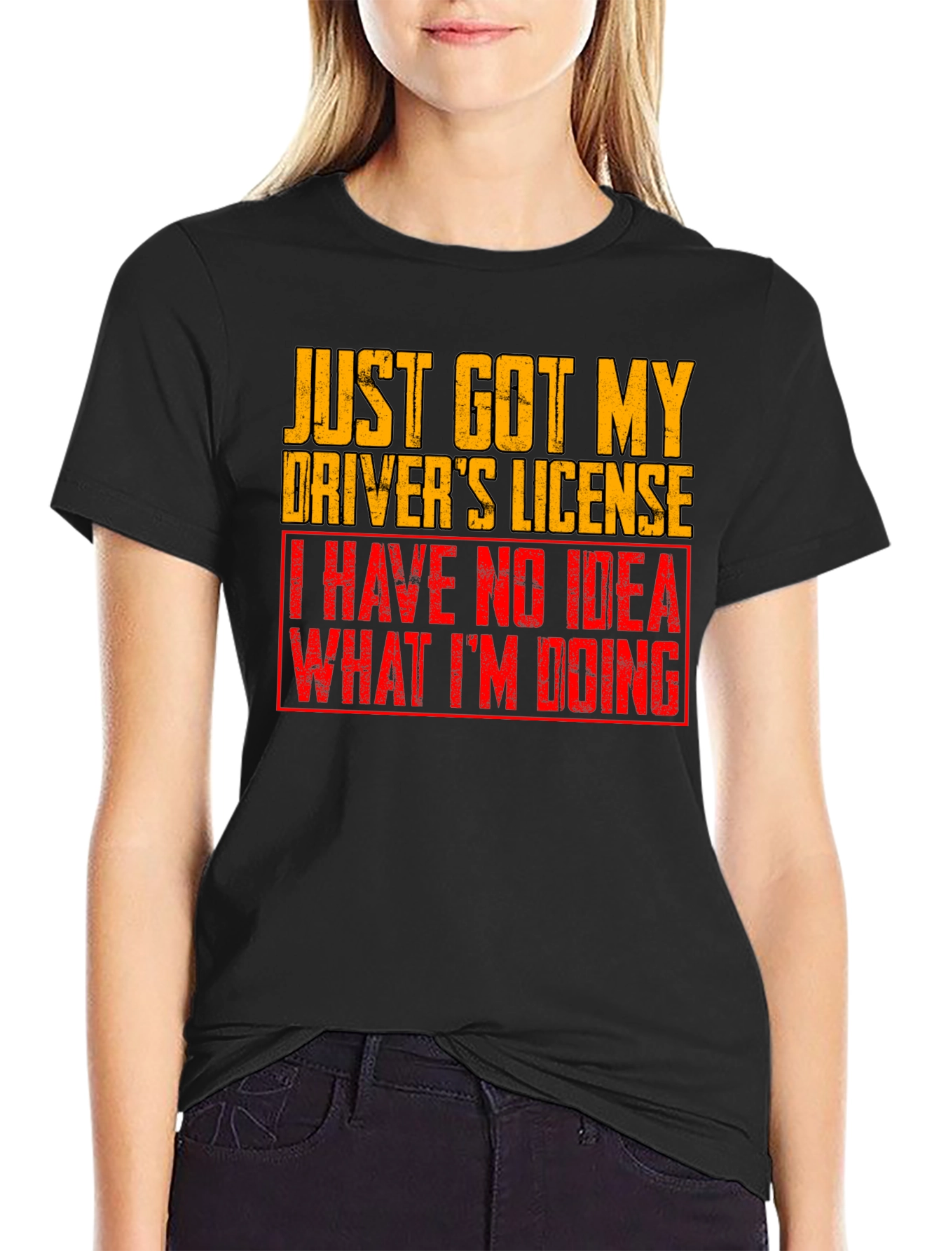 Funny Drivers License Graphic T-Shirt