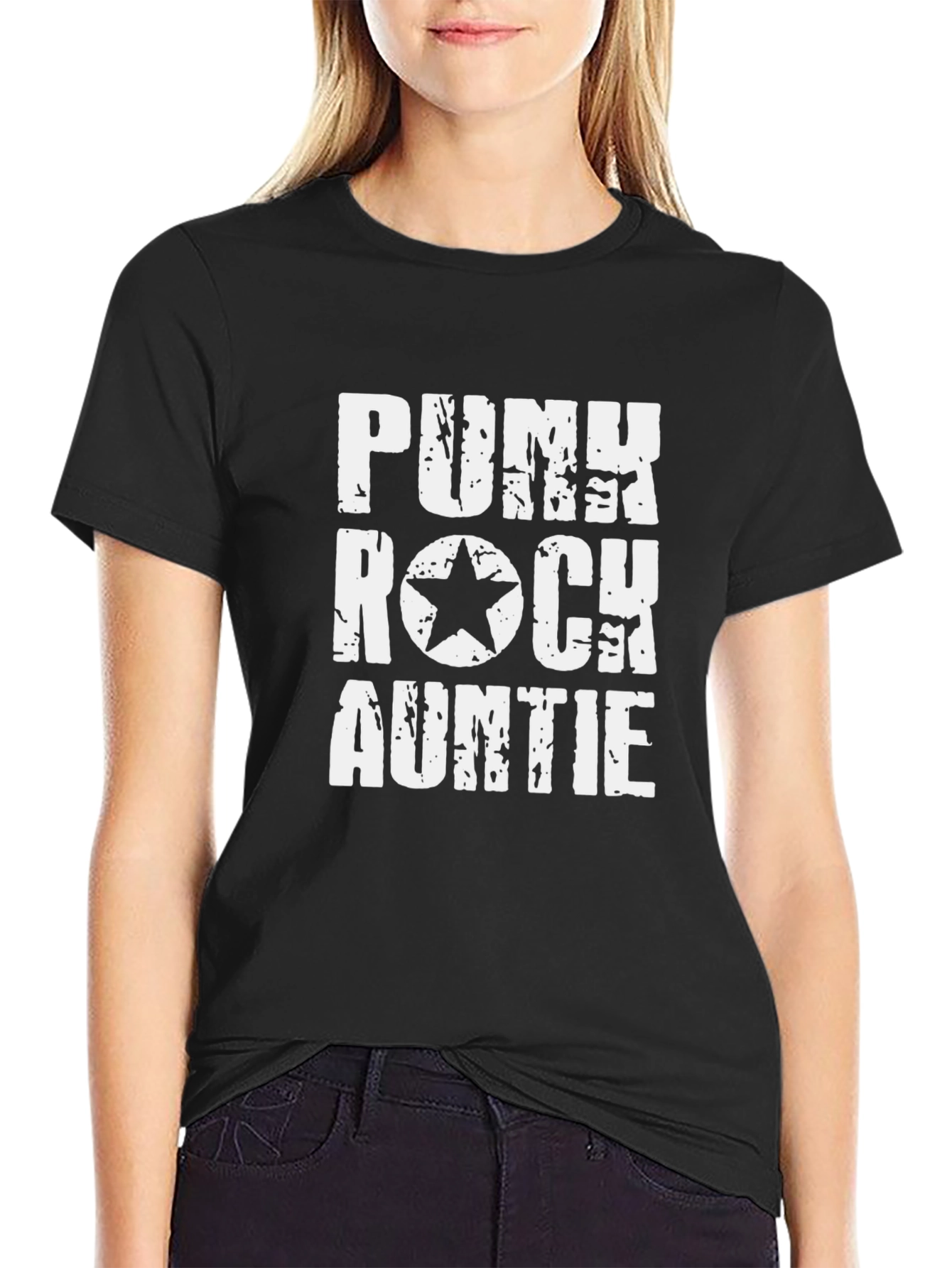 Punk Rock Auntie Graphic T-Shirt