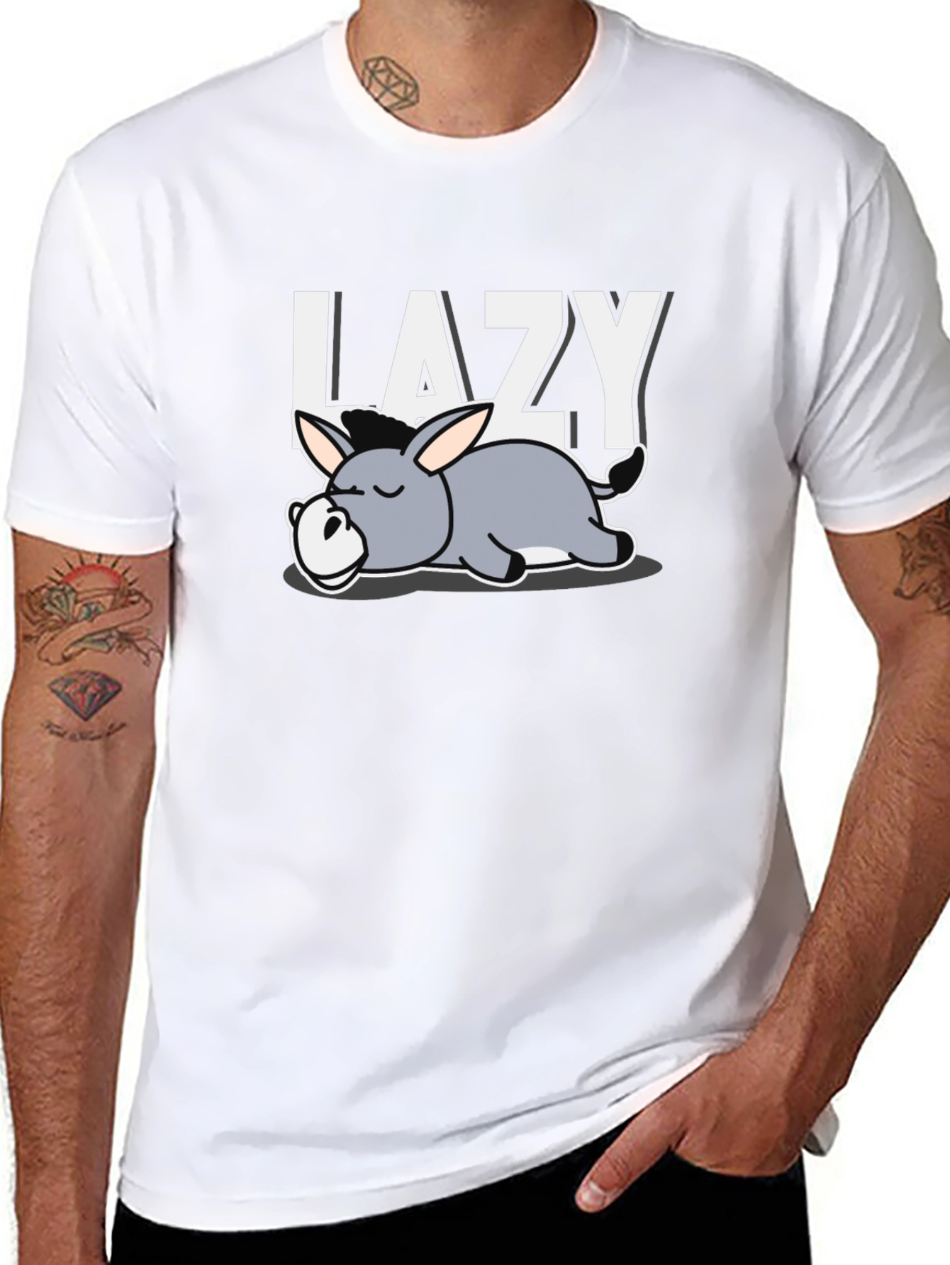 Lazy Donkey Graphic T-Shirt