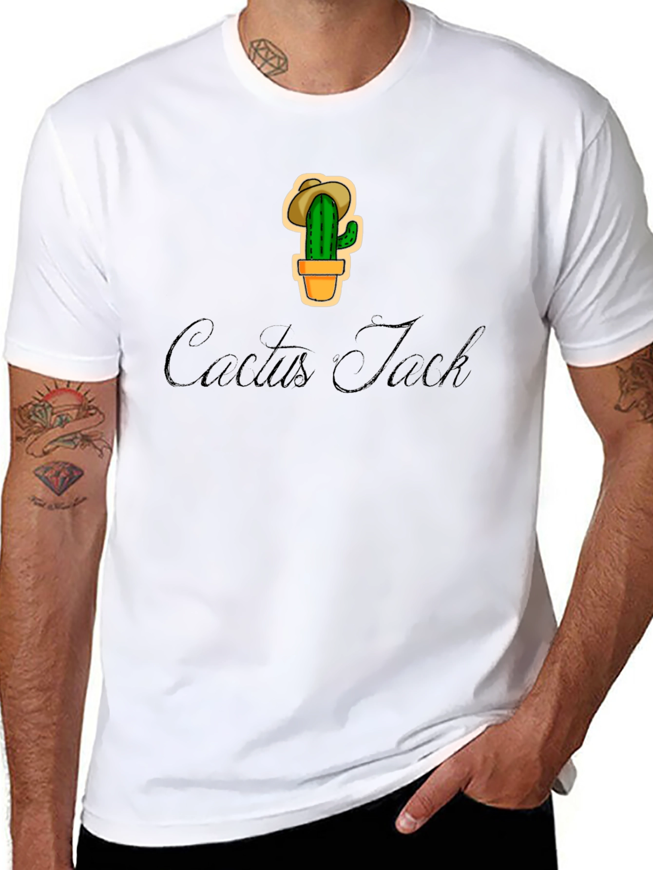 Cactus Jack Graphic T-Shirt - Trendy Black Tee