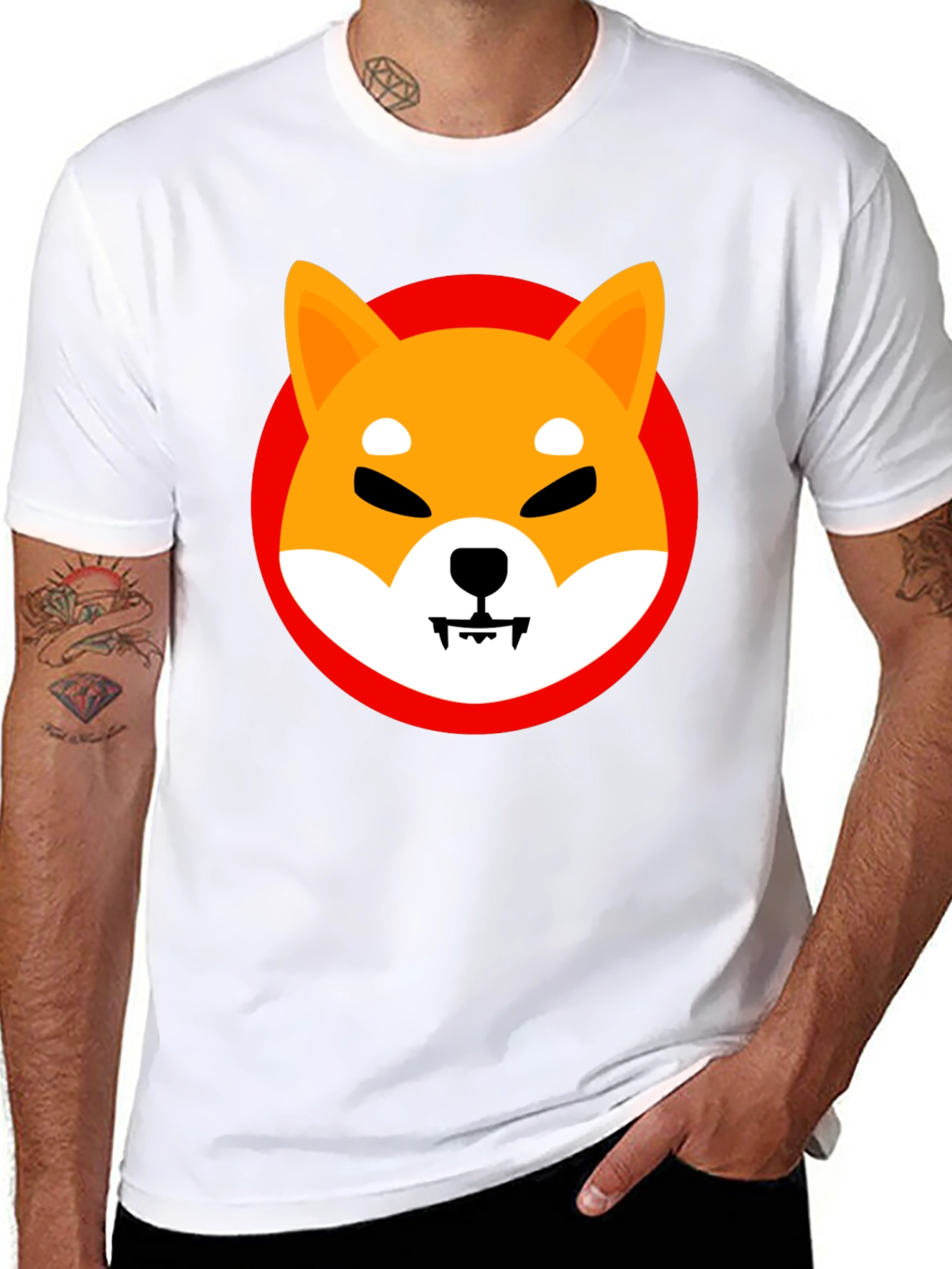 Shiba Inu Graphic Tee - Meme Crypto Dog T-Shirt