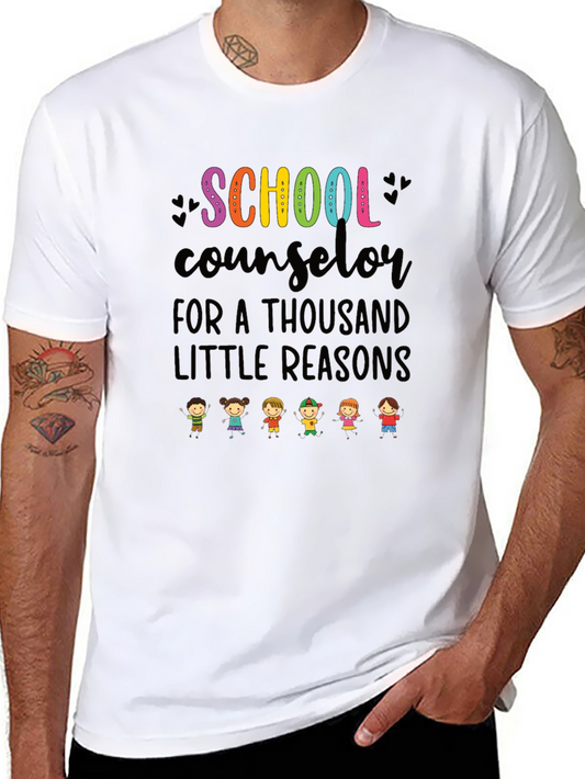 School Counselor T-Shirt: A Thousand Reasons