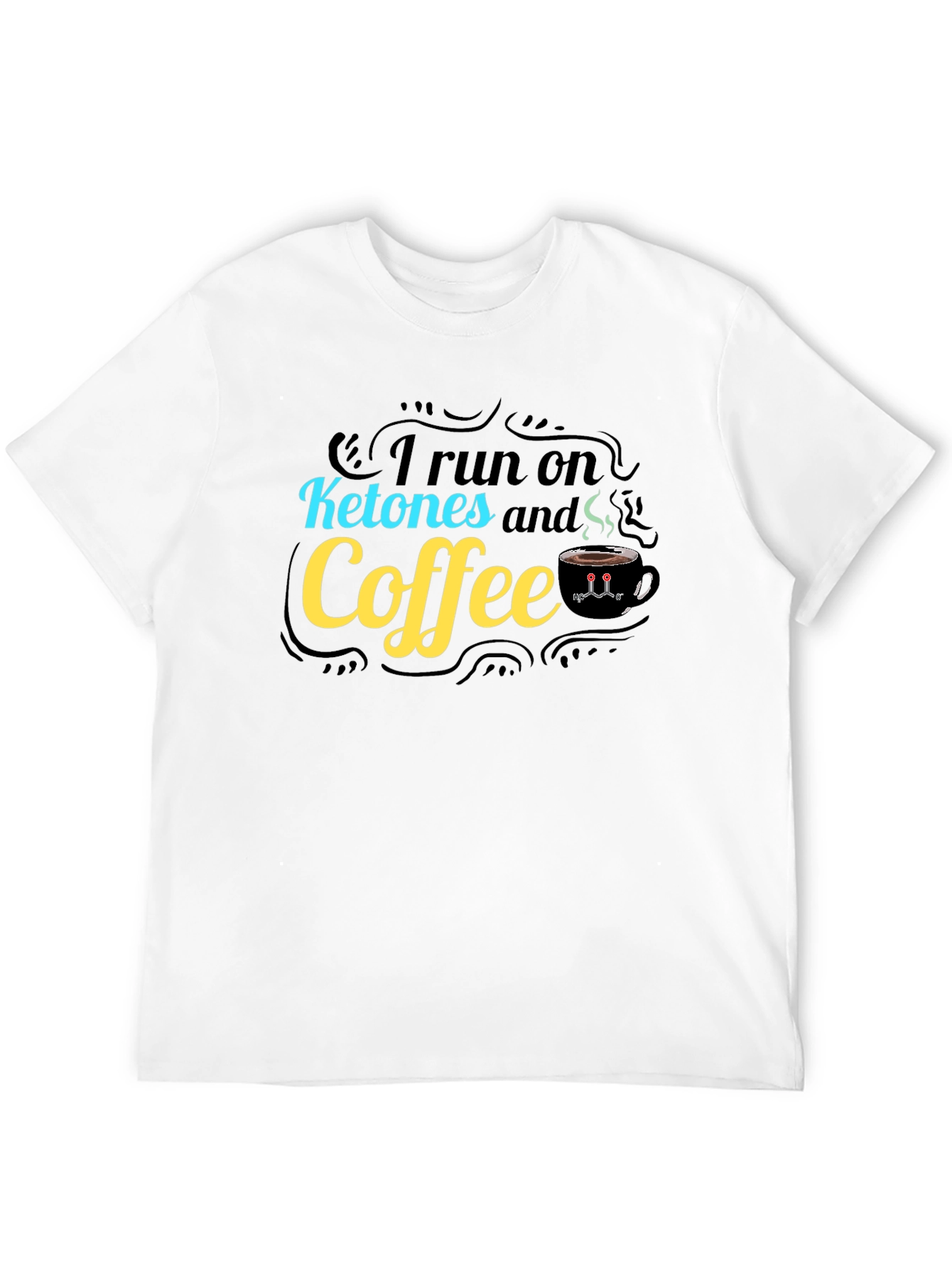 I Run on Ketones and Coffee Graphic Tee