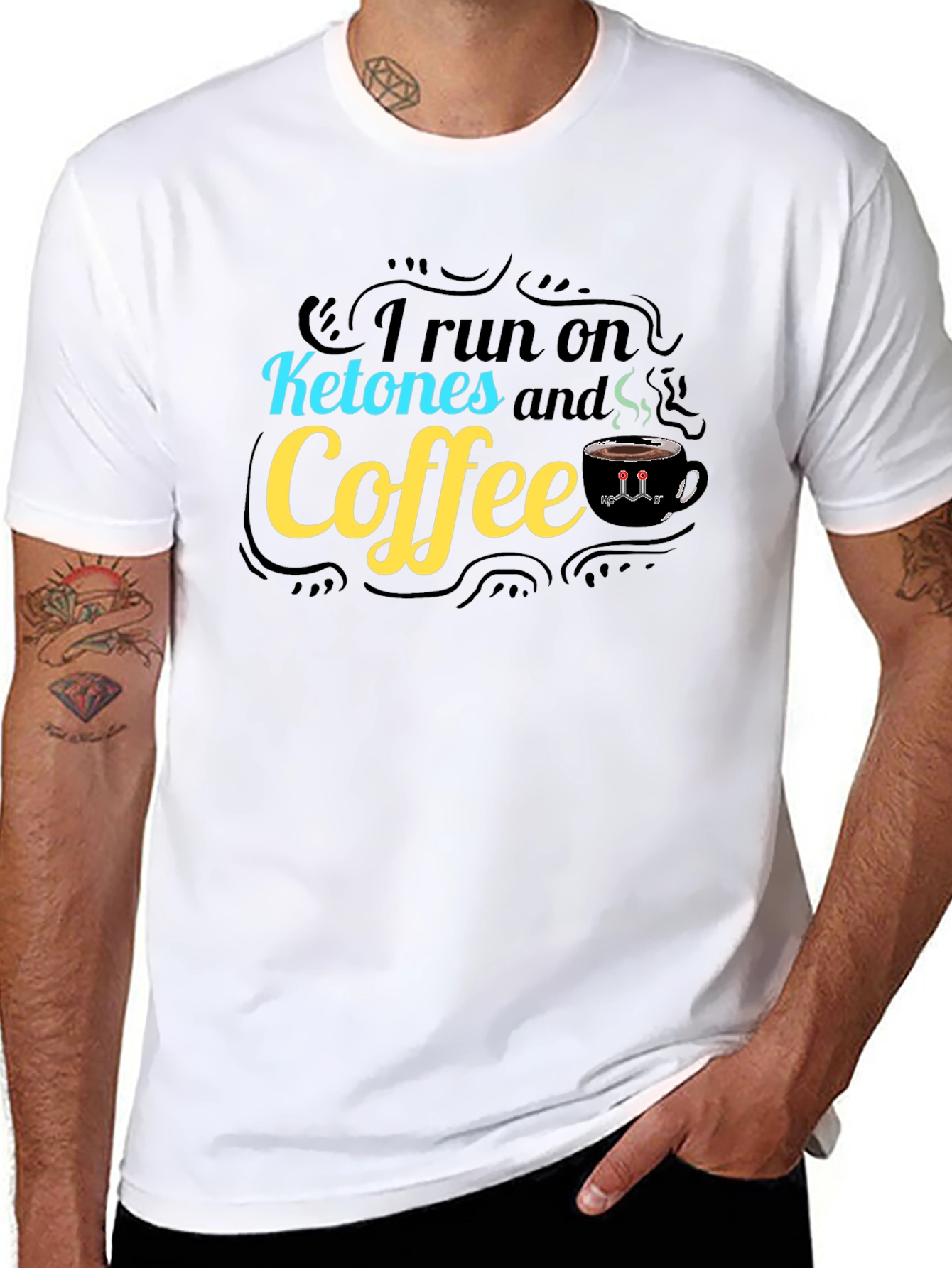 I Run on Ketones and Coffee Graphic Tee