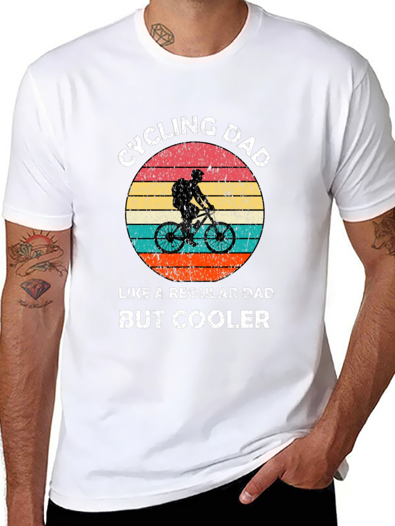 Cycling Dad T-Shirt - Cool Dad Gift