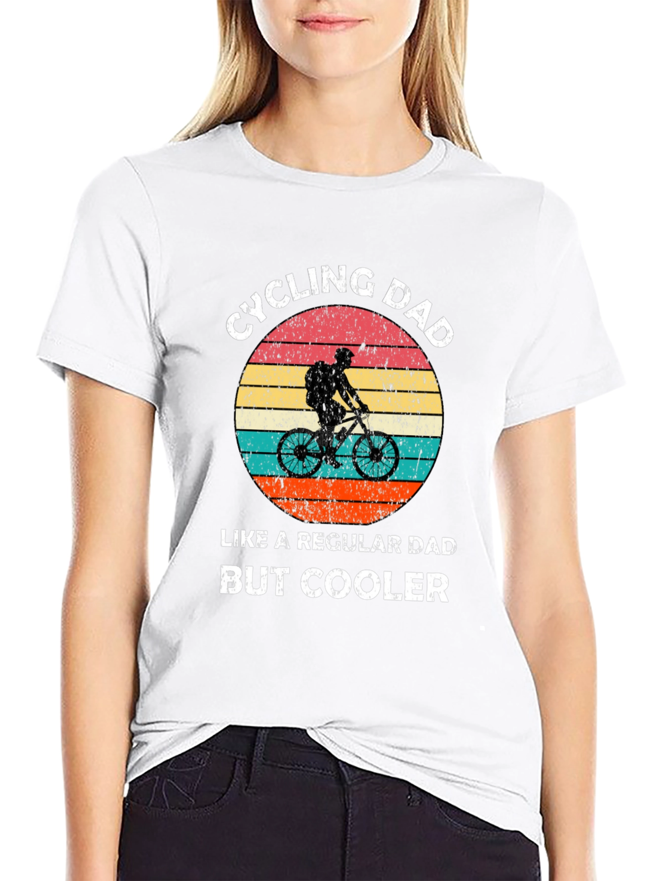 Cycling Dad T-Shirt - Cool Dad Gift