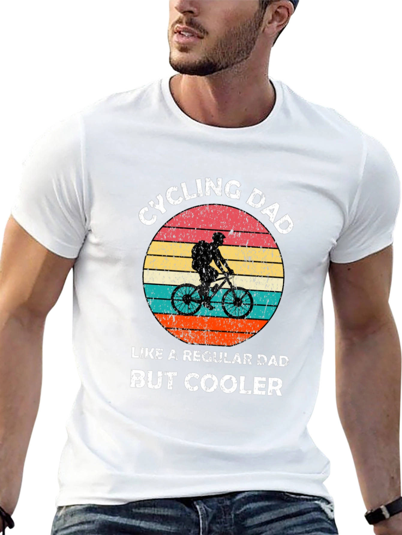 Cycling Dad T-Shirt - Cool Dad Gift