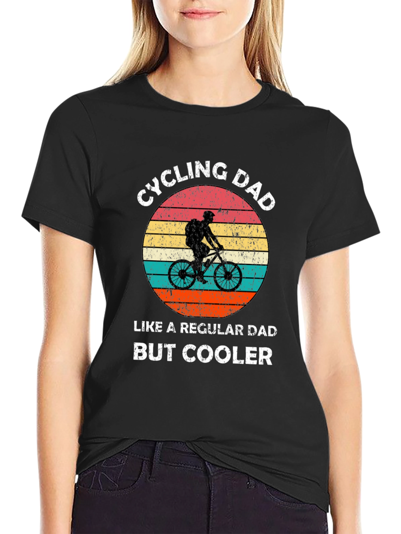 Cycling Dad T-Shirt - Cool Dad Gift