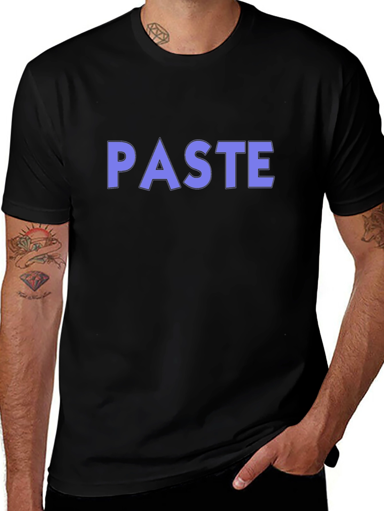 Paste Graphic Tee - Soft Cotton Comfort