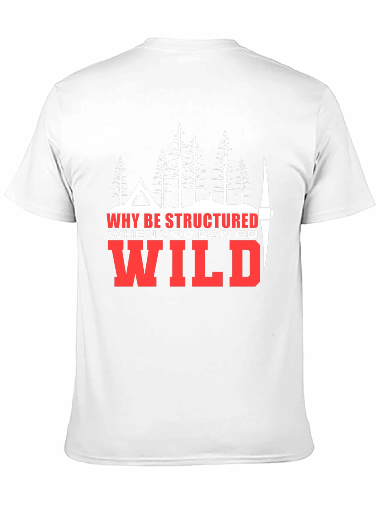 Go Wild Tee - Mens Black Graphic T-Shirt