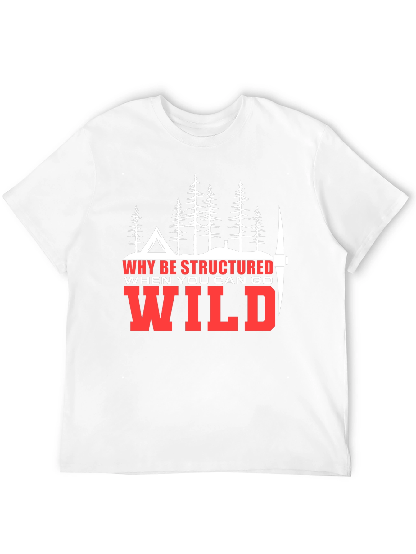 Go Wild Tee - Mens Black Graphic T-Shirt