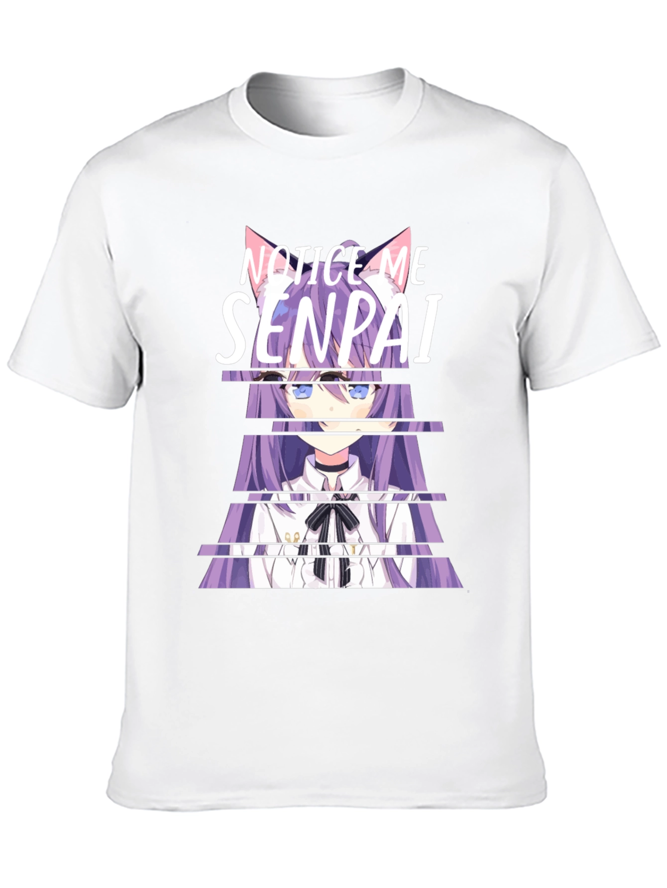Notice Me Senpai Anime Graphic T-Shirt