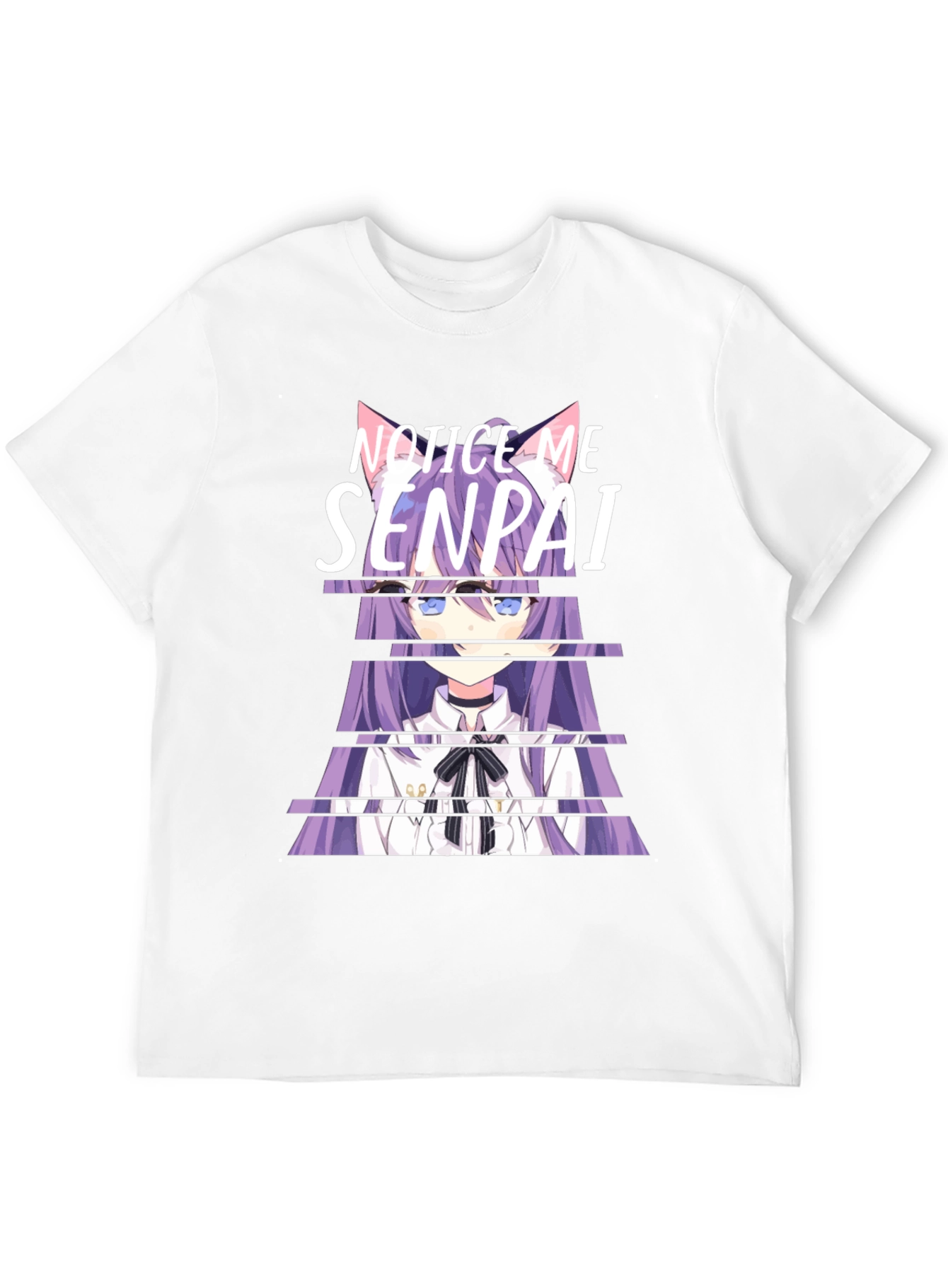 Notice Me Senpai Anime Graphic T-Shirt