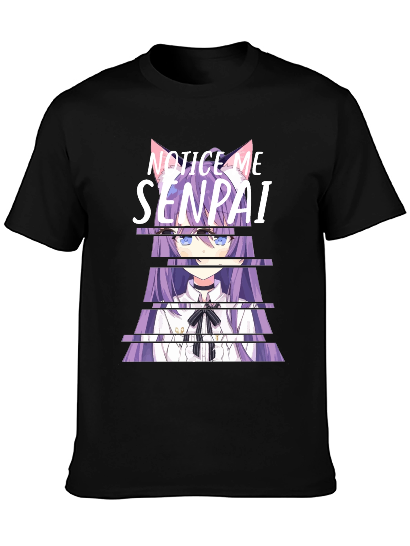 Notice Me Senpai Anime Graphic T-Shirt