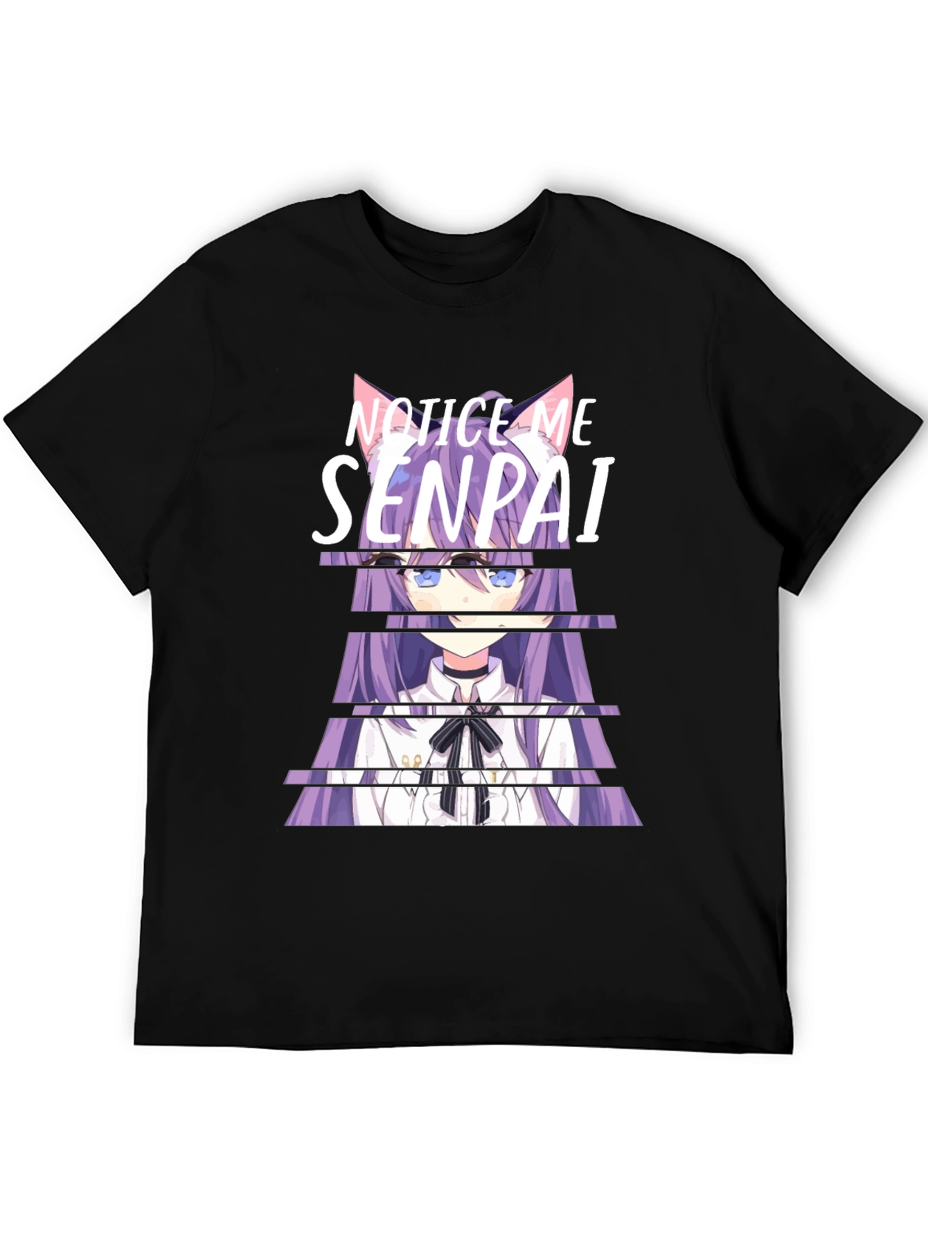 Notice Me Senpai Anime Graphic T-Shirt