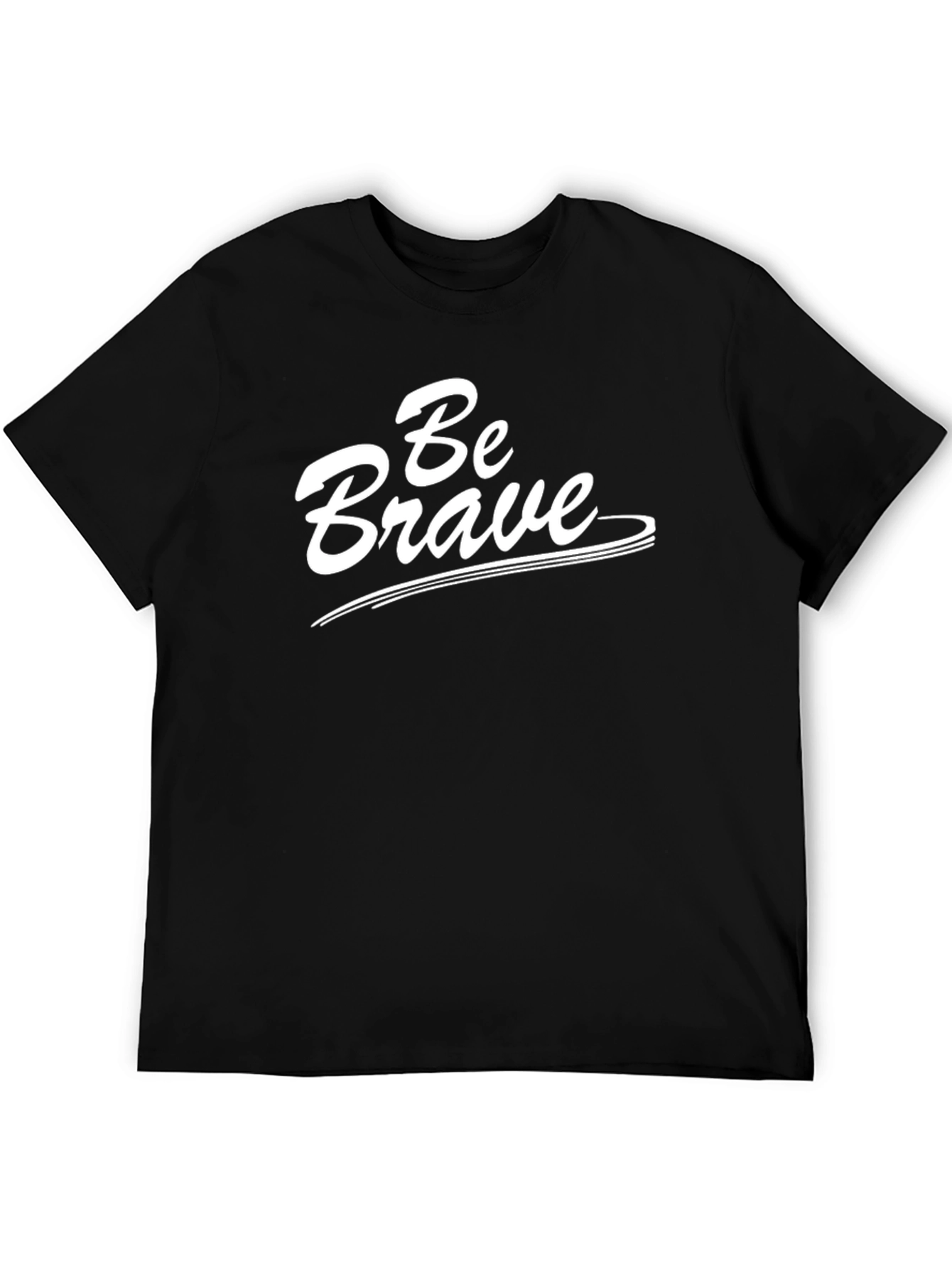 Be Brave Graphic T-Shirt - Black