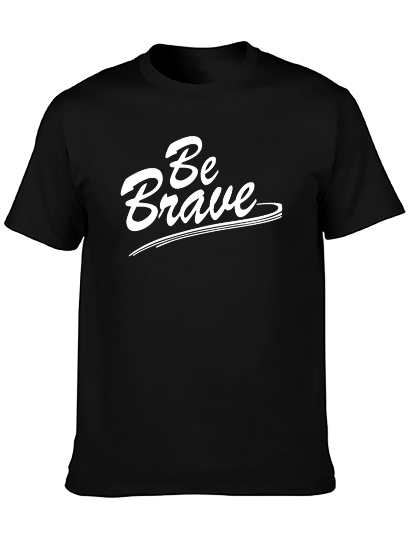 Be Brave Graphic T-Shirt - Black