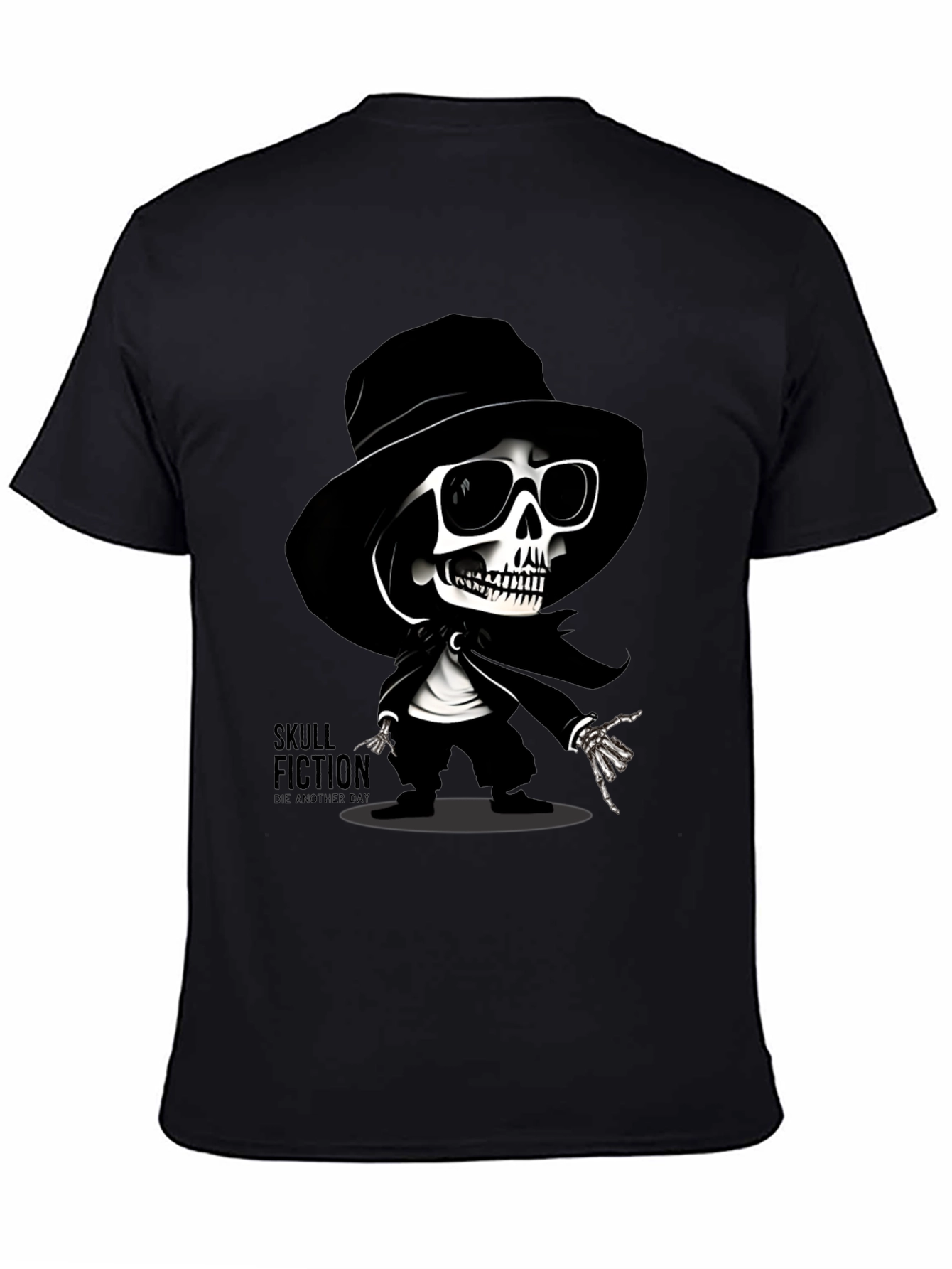 Skull Fiction Graphic T-Shirt