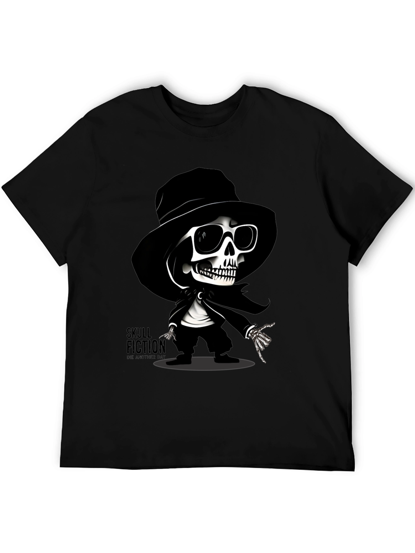 Skull Fiction Graphic T-Shirt