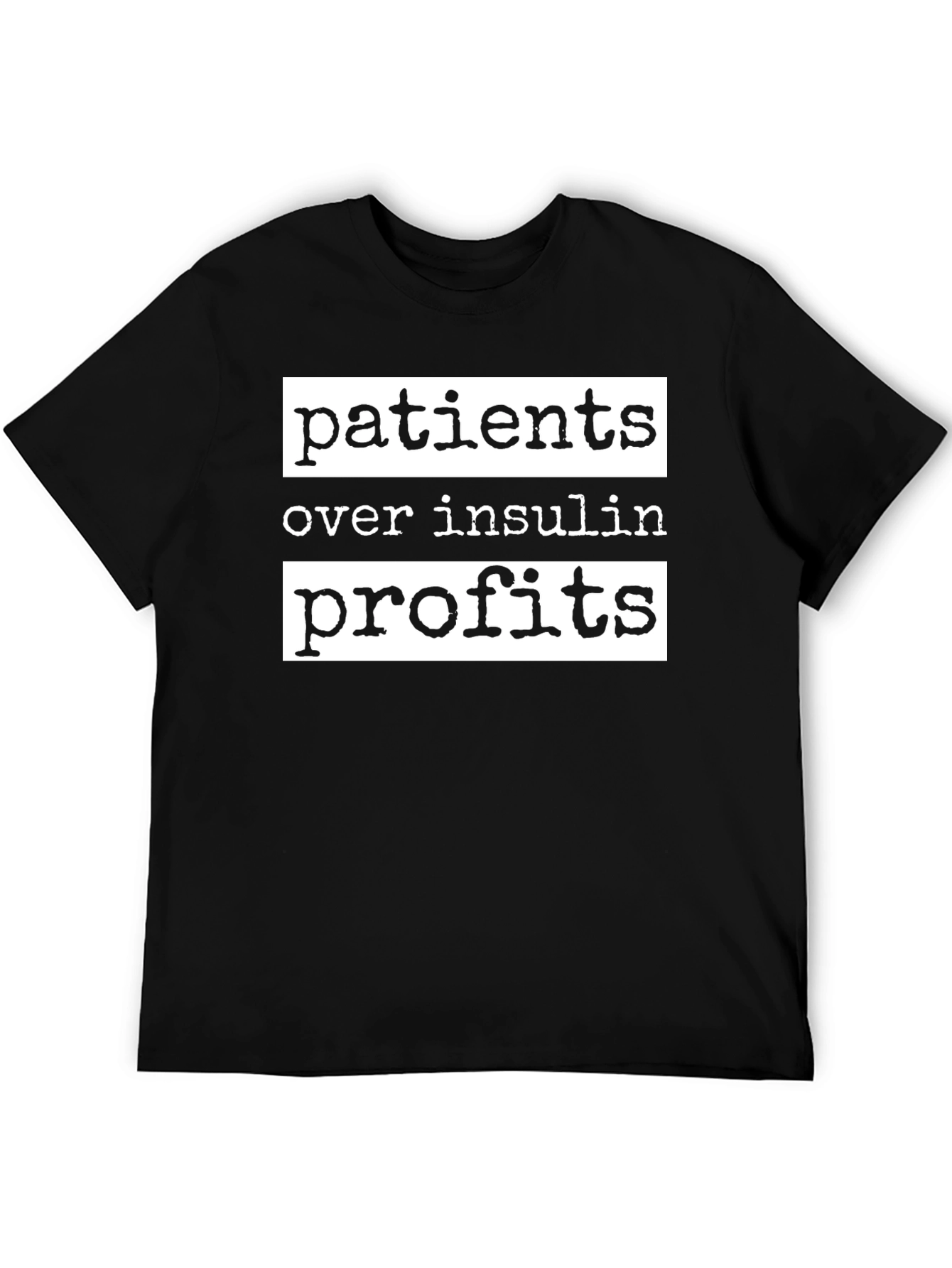 Patients Over Insulin Profits Graphic Tee