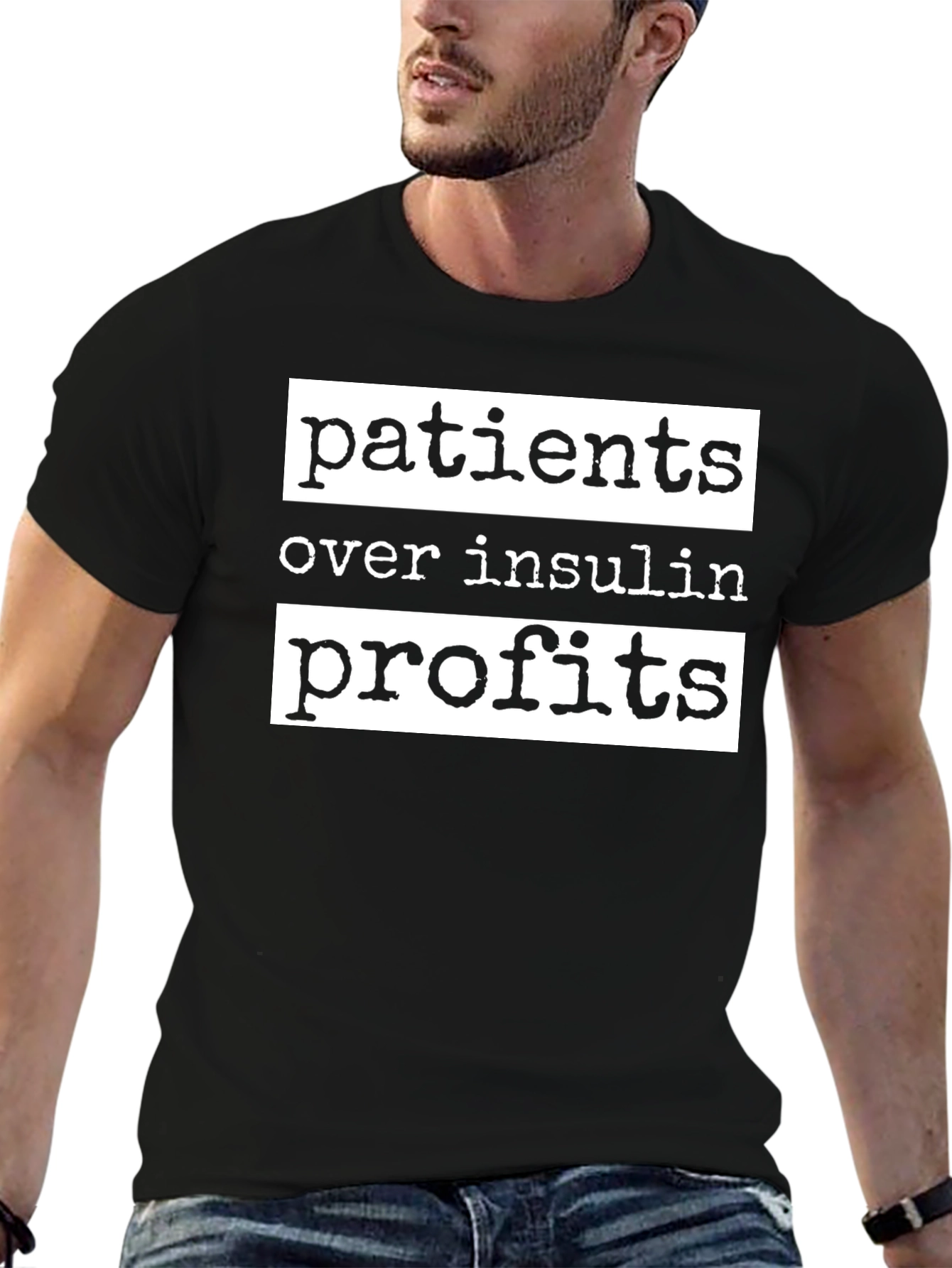Patients Over Insulin Profits Graphic Tee