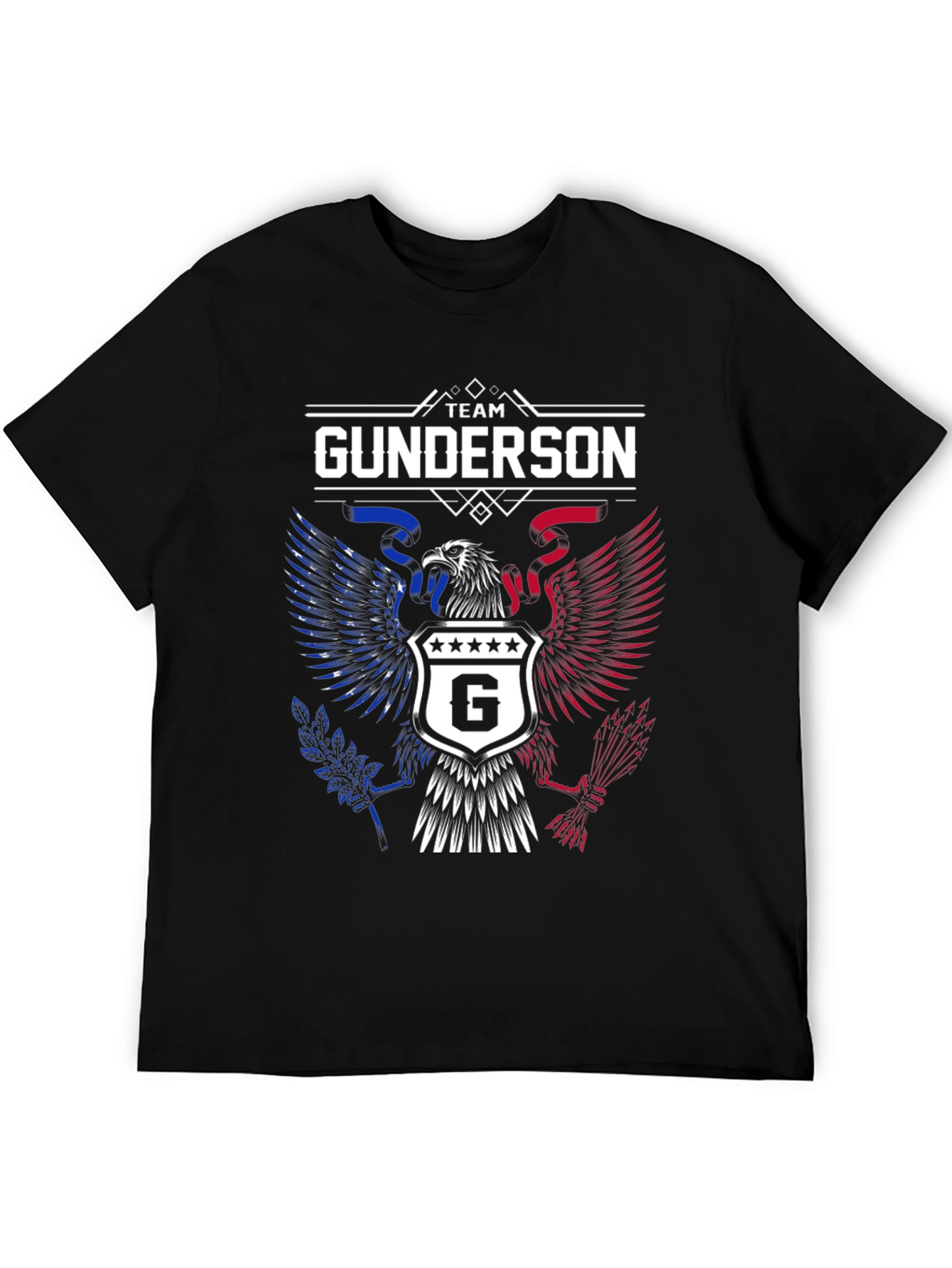 Team Gunderson Patriotic Eagle Graphic T-Shirt