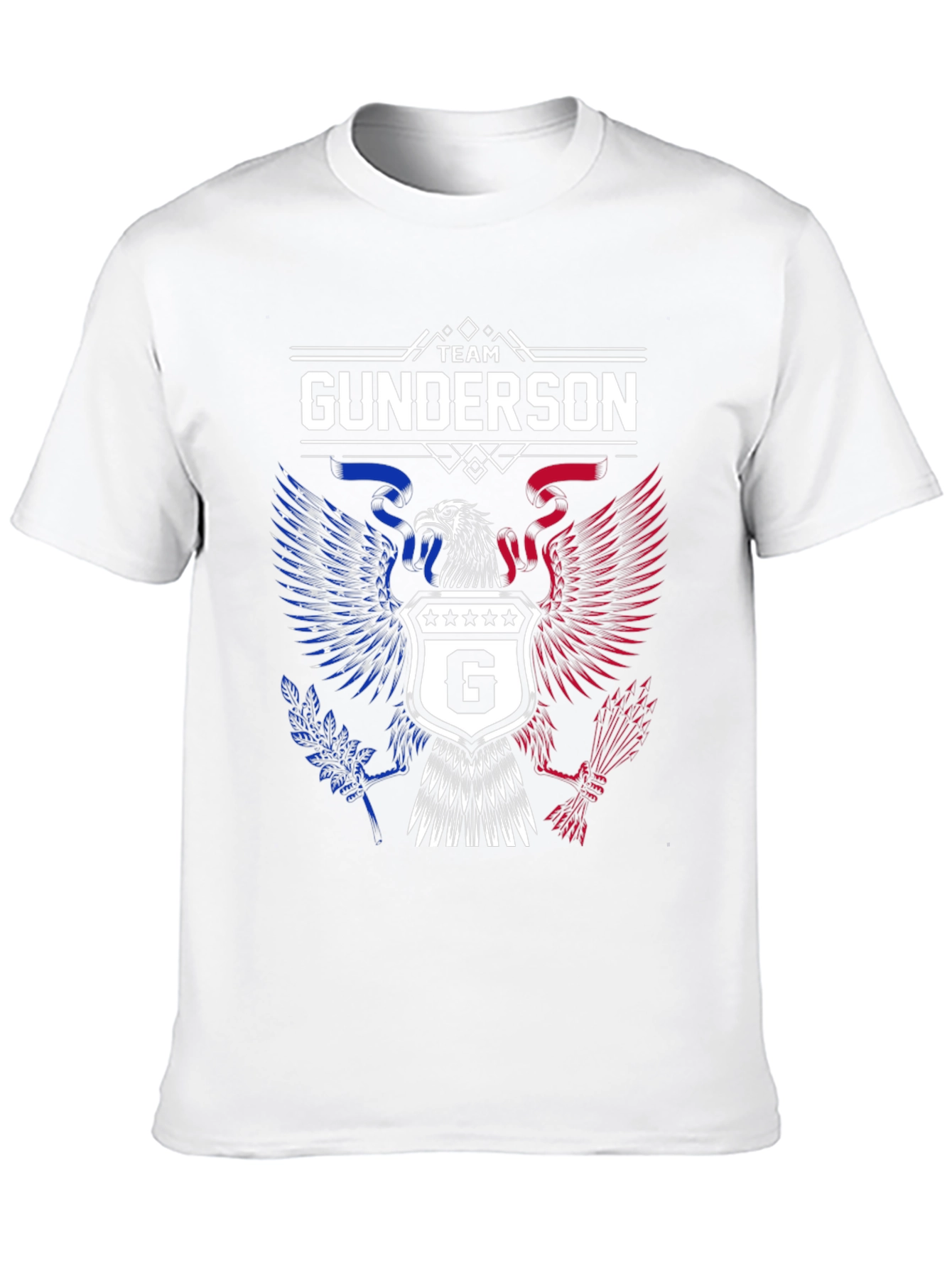 Team Gunderson Patriotic Eagle Graphic T-Shirt